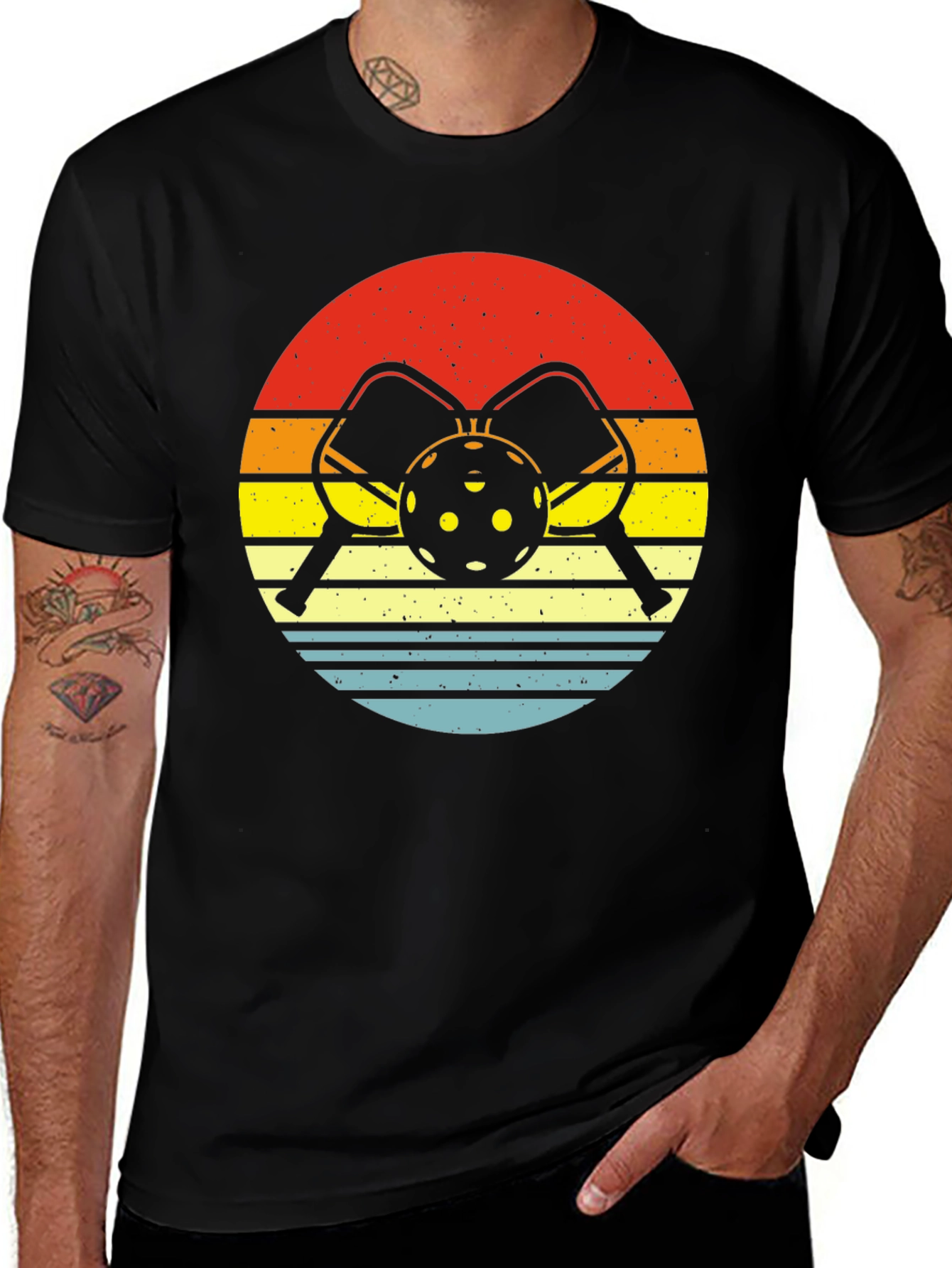 Variant 24 of Pickleball Sunset T-Shirt