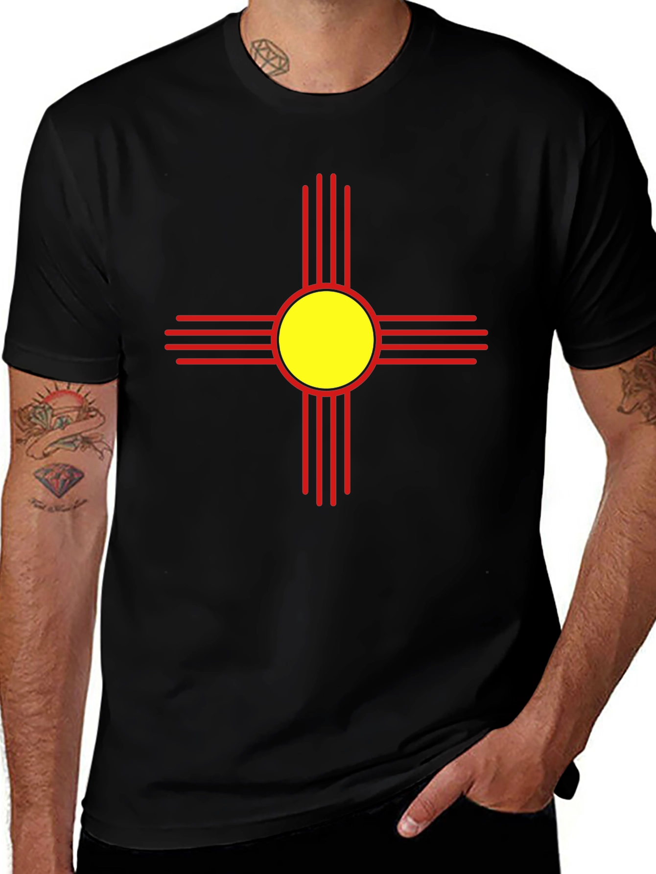 Zia Symbol T-Shirt - New Mexico Sun Tee