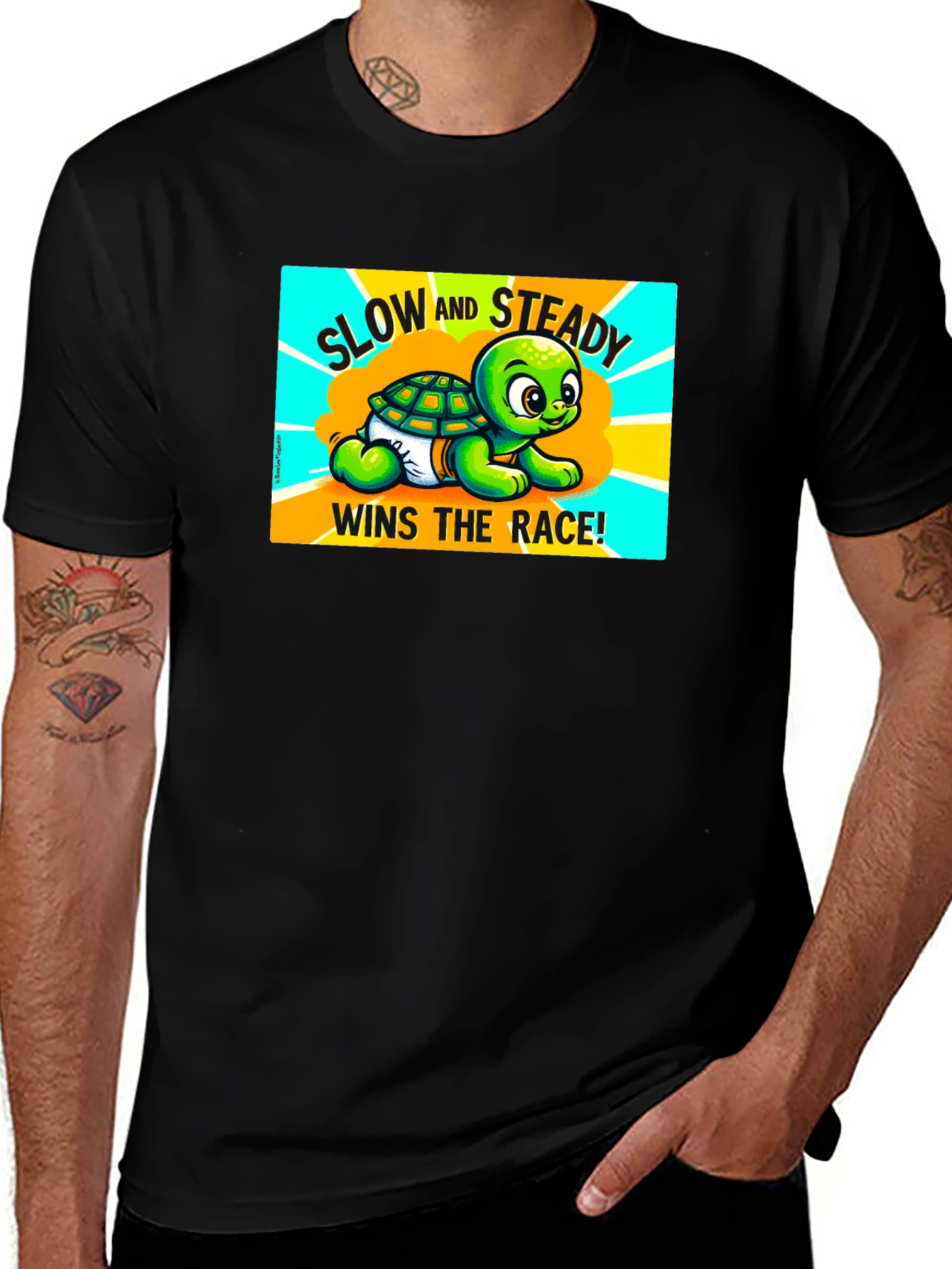 Variant 27 of Slow and Steady Wins the Race T-Shirt