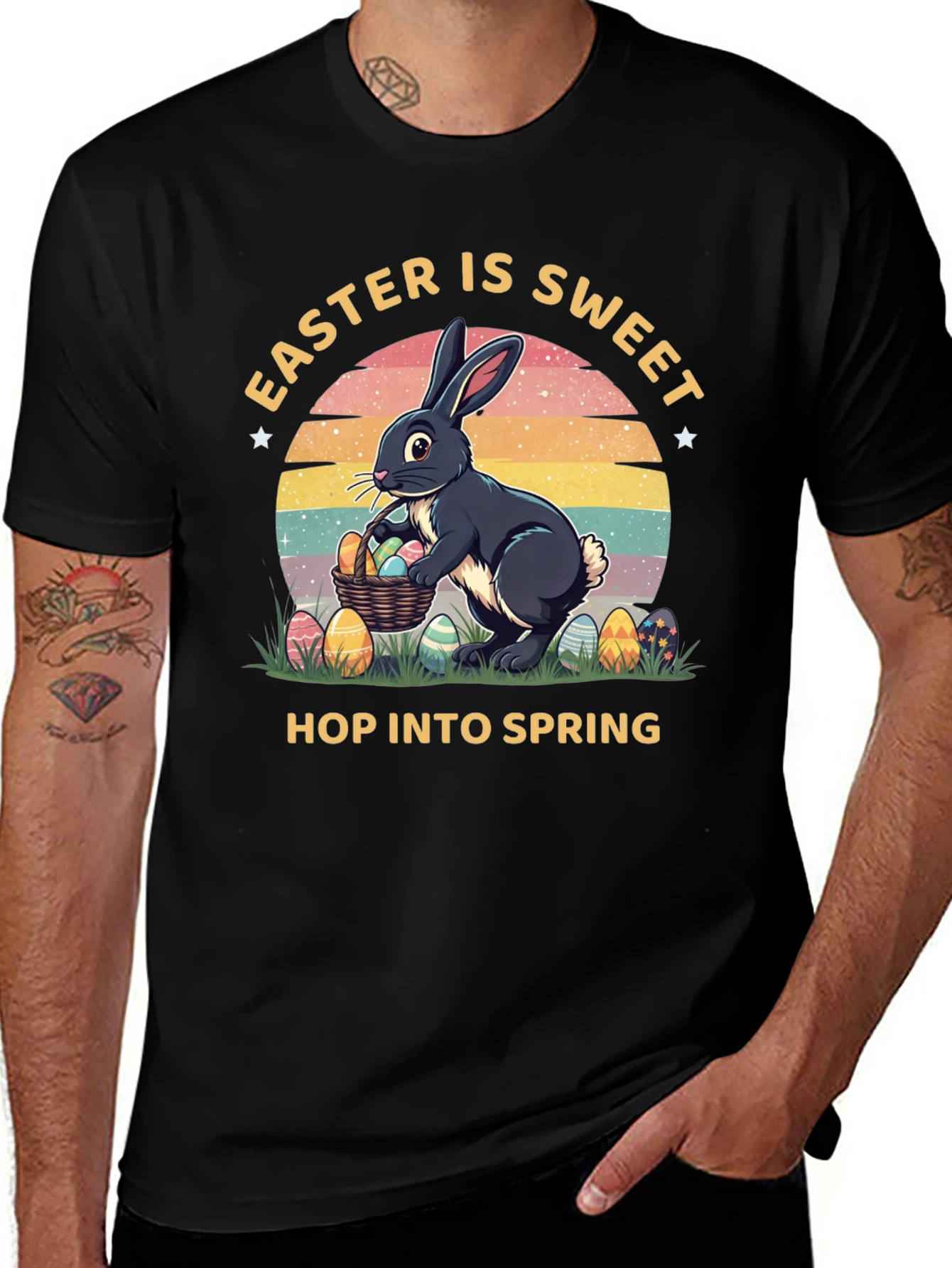 Easter Bunny T-Shirt - Hop Into Spring