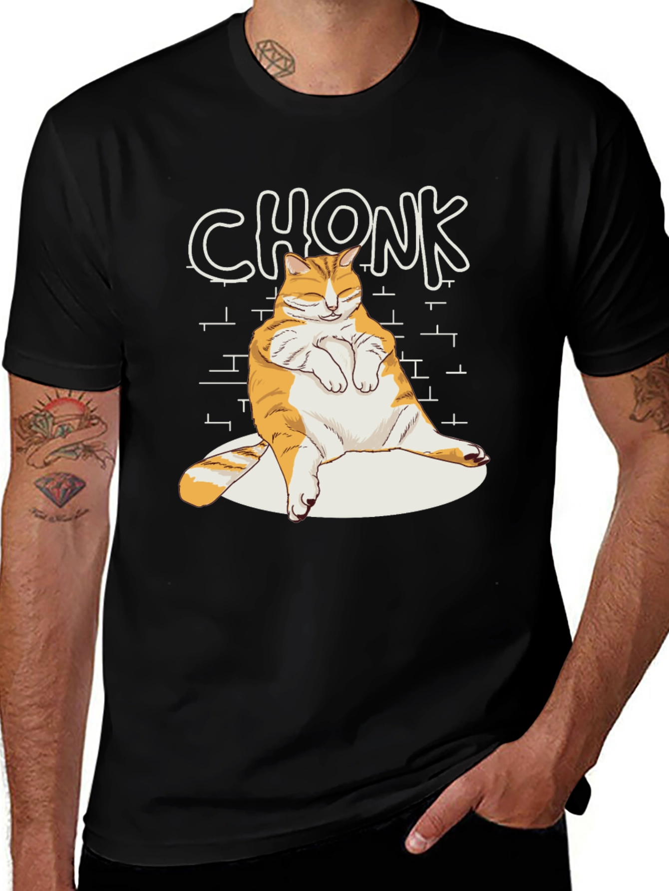 Variant 5 of Chonk Cat T-Shirt - Funny & Stylish