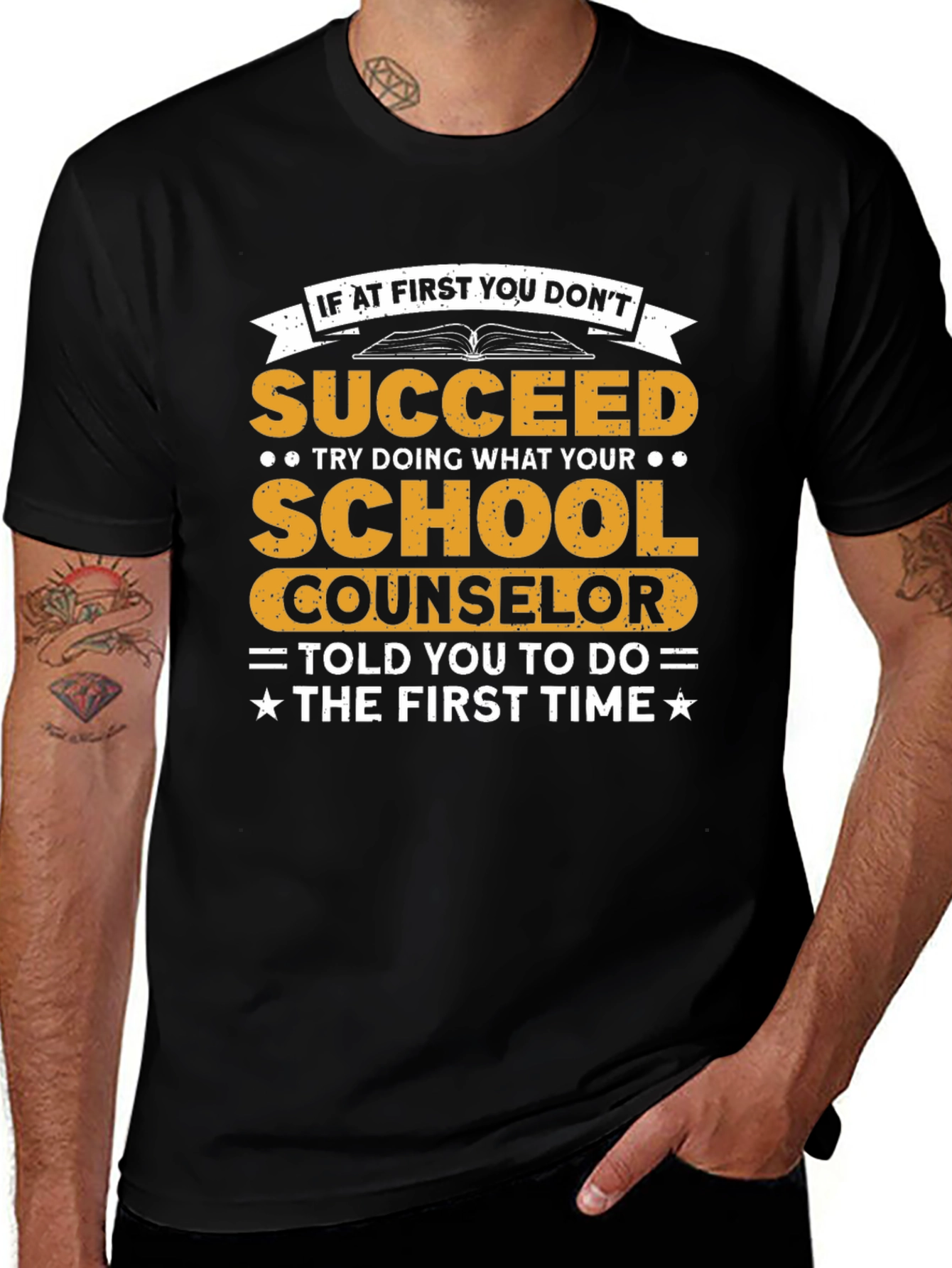 Variant 6 of School Counselor T-Shirt: Funny Sarcastic Tee