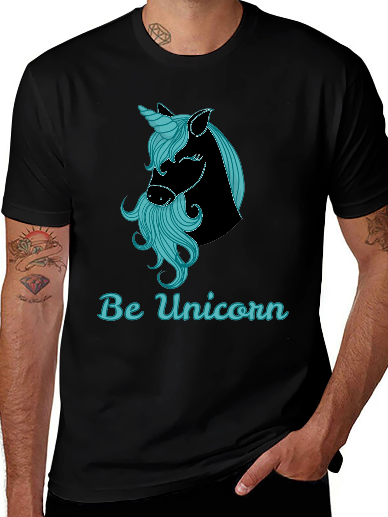 Variant 17 of Be Unicorn T-Shirt - Quirky Graphic Tee