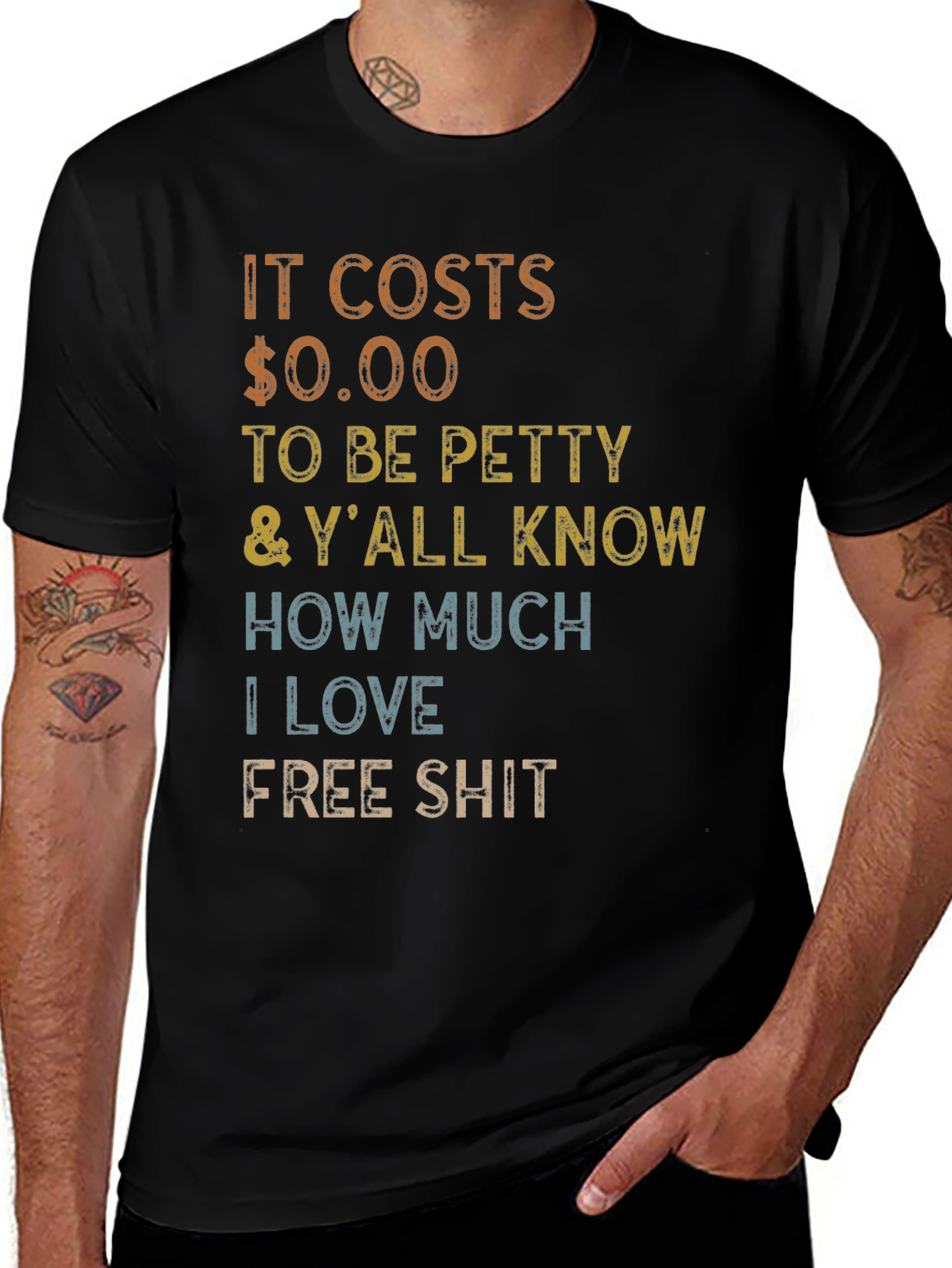 Variant 8 of It Costs $0.00 to Be Petty T-Shirt