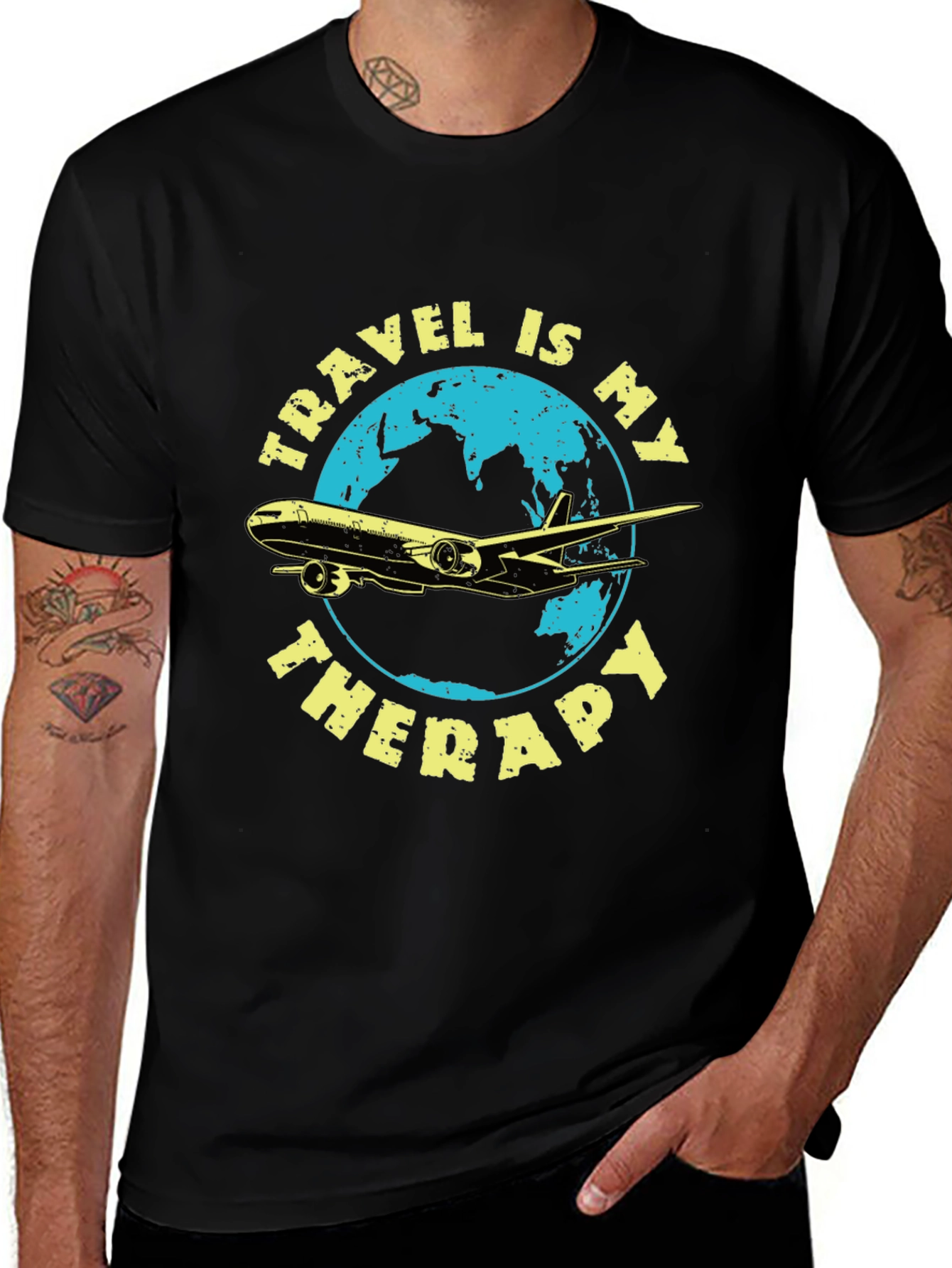 Travel Is My Therapy Graphic Tee