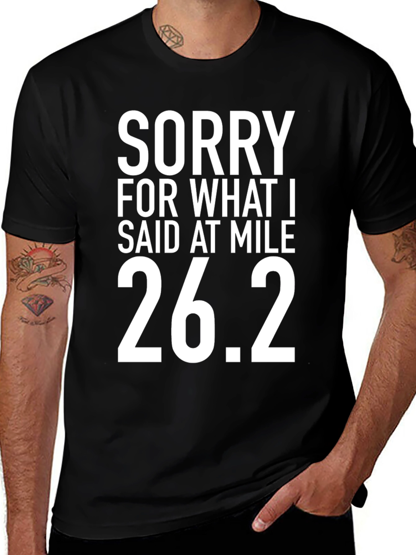 Variant 6 of Funny Marathon Runner T-Shirt - Sorry for What I Said