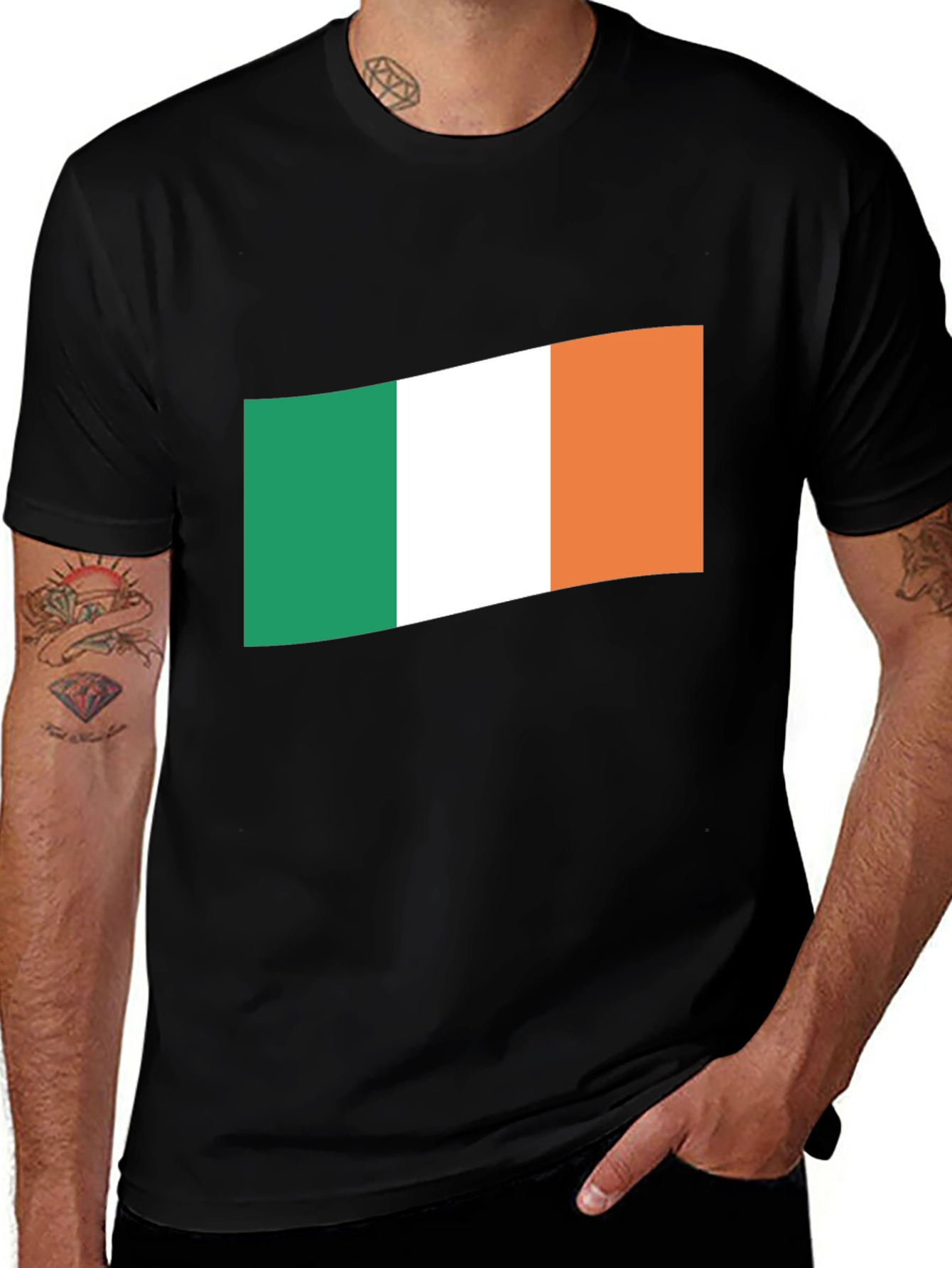 Variant 26 of Irish Flag T-Shirt - St. Patrick's Day