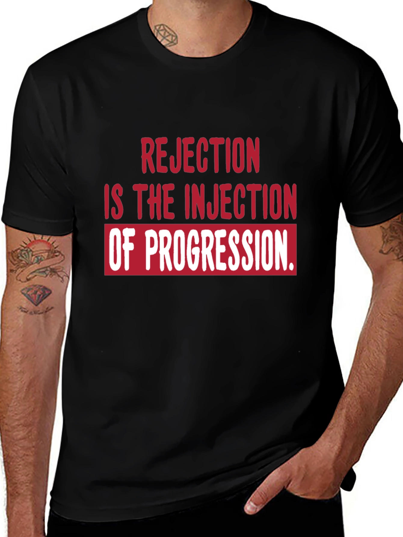 Variant 5 of Rejection is Progression Graphic Tee