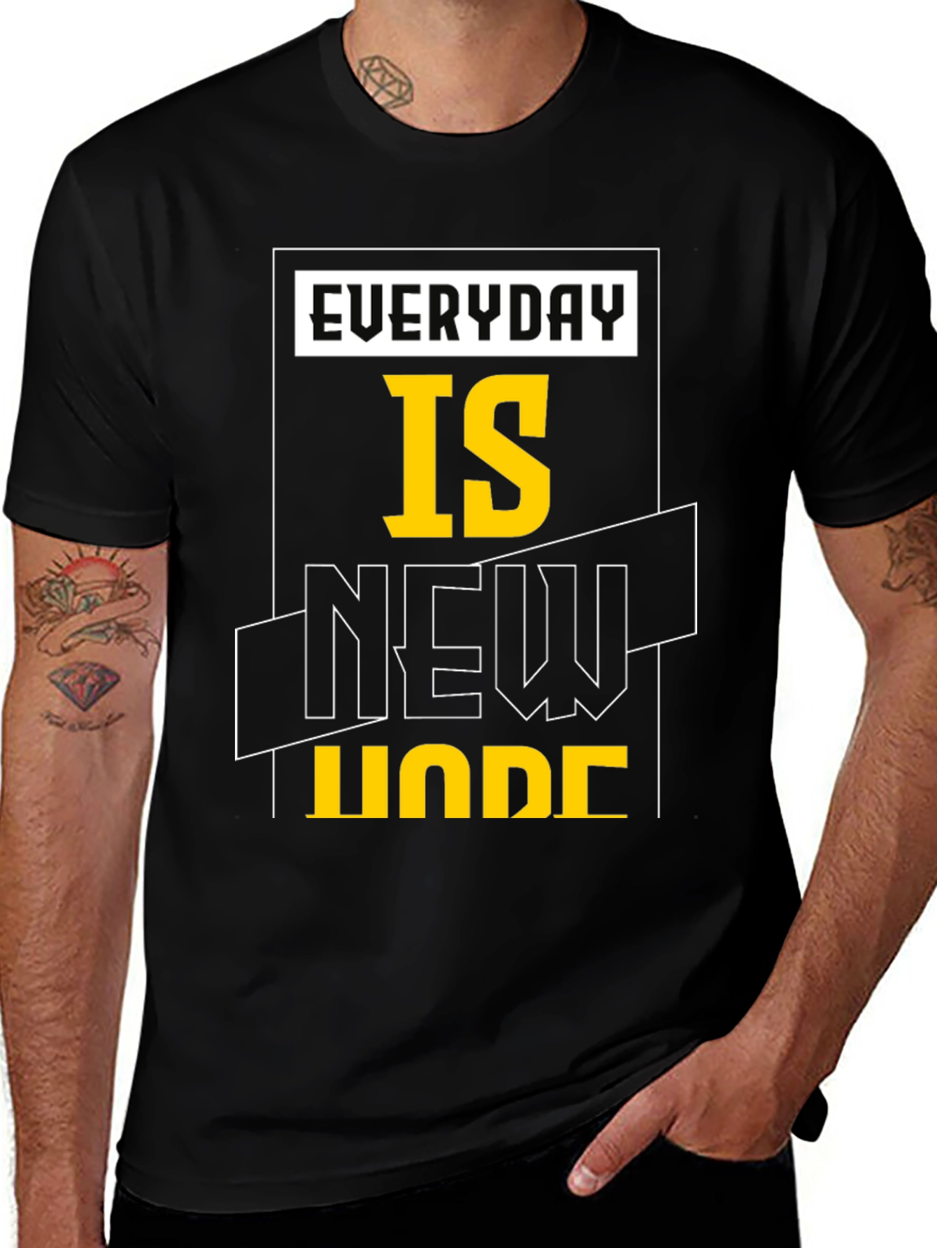 Variant 18 of Everyday Is New Hope Graphic Tee - Modern Comfort Fit