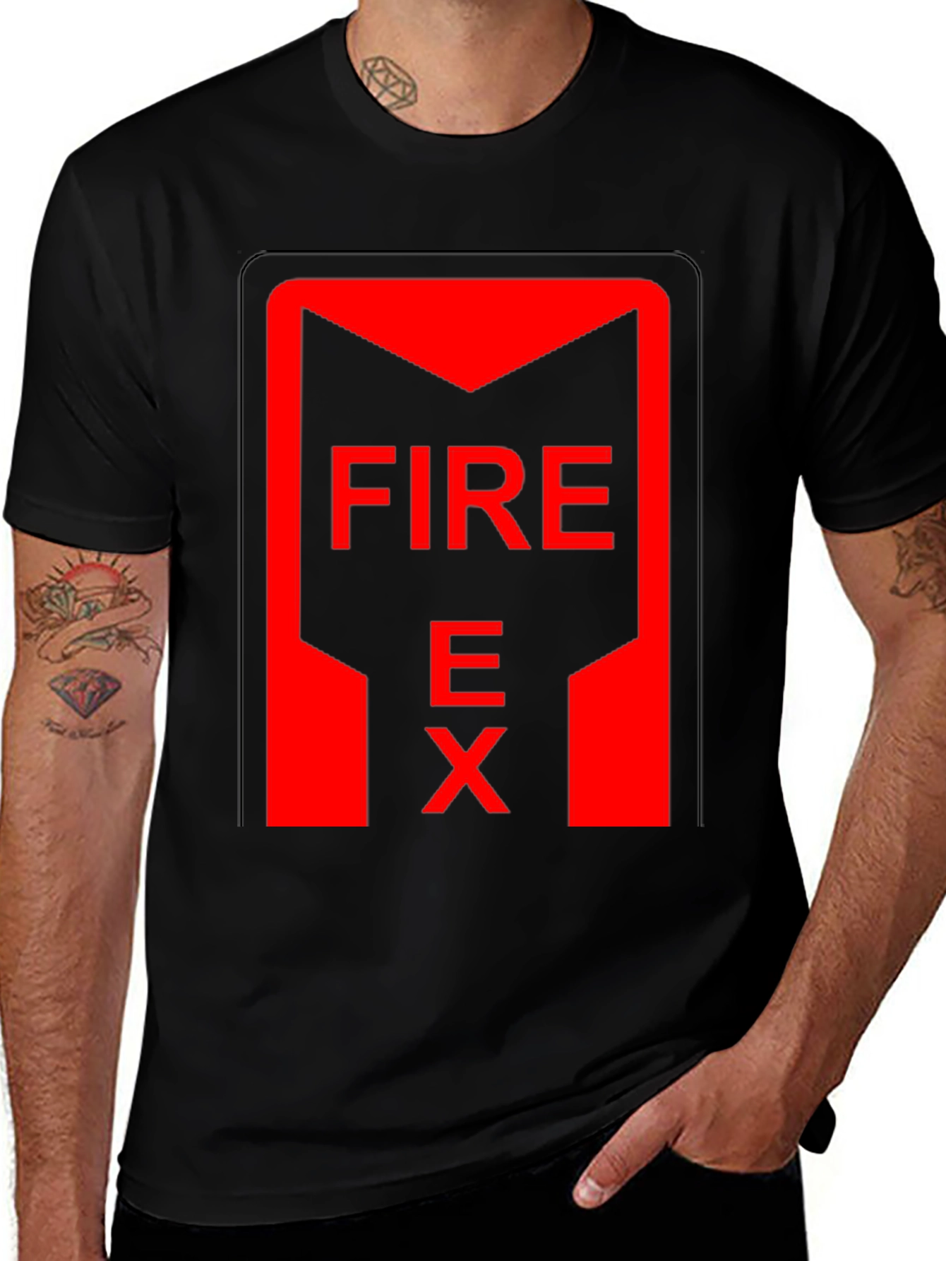 Variant 18 of FIRE EX T-Shirt - Bold Graphic Tee
