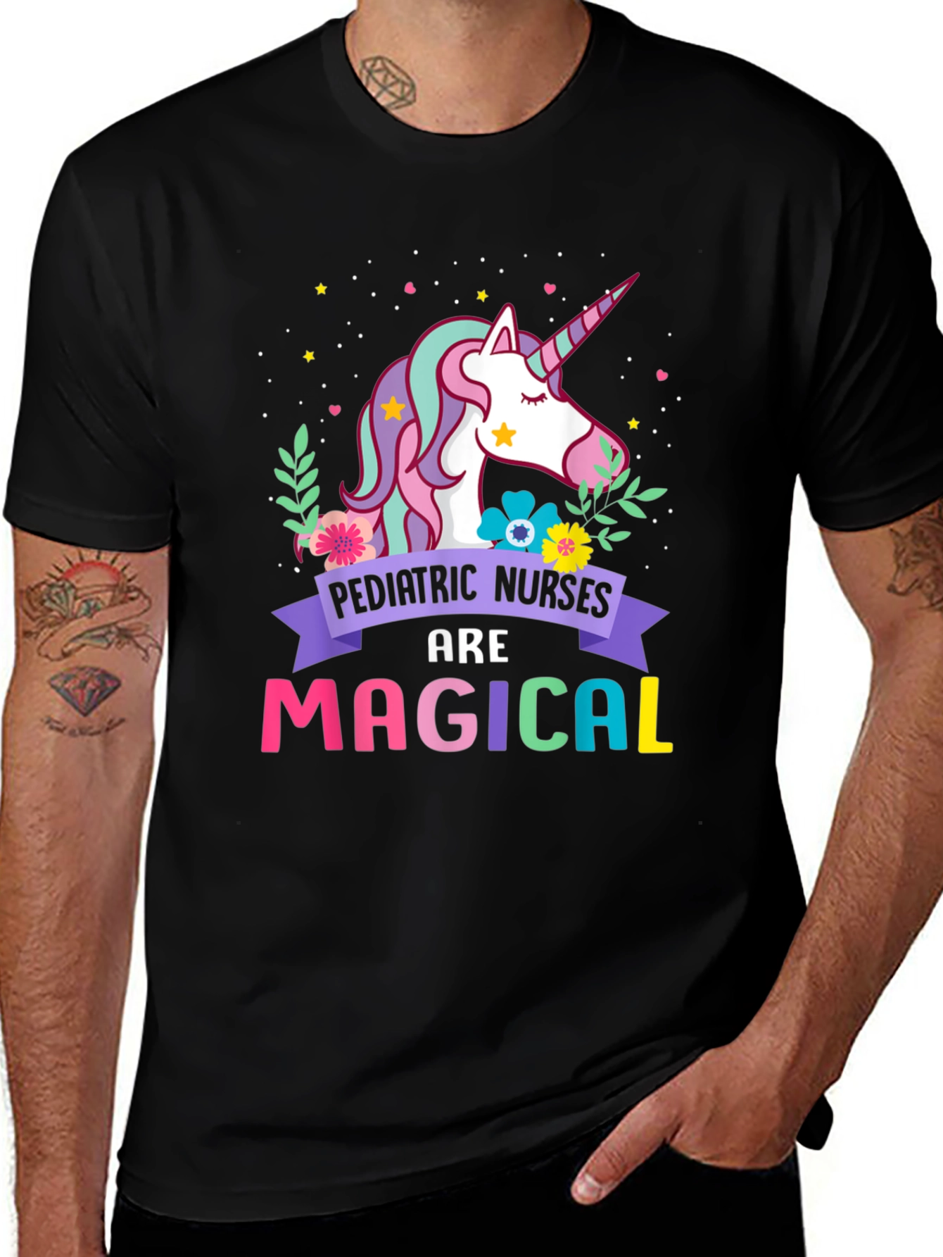 Variant 2 of Pediatric Nurses are Magical Unicorn T-Shirt