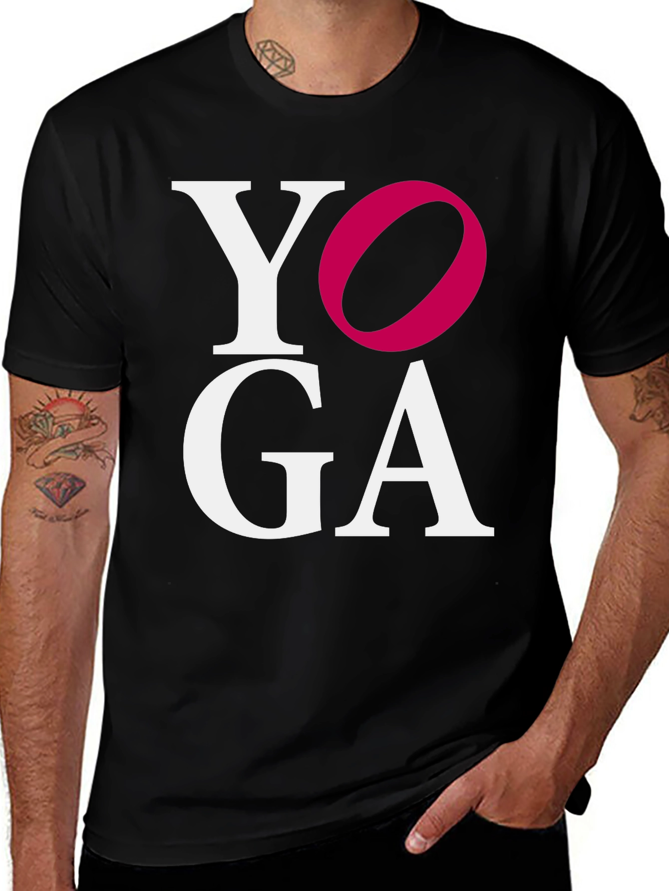 Variant 19 of Yoga Graphic Tee - Stylish & Comfortable