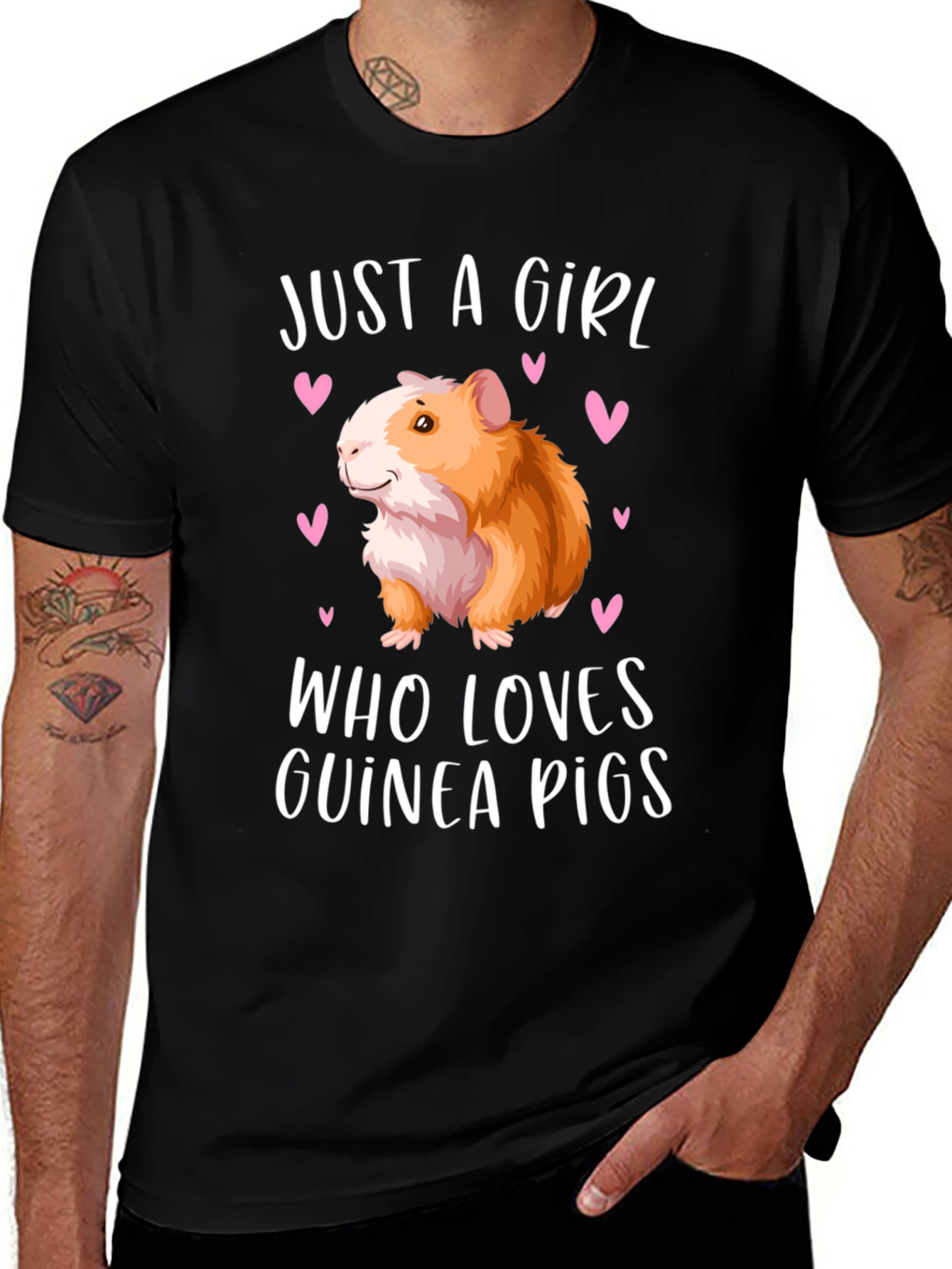 Variant 21 of Just a Girl Who Loves Guinea Pigs T-Shirt