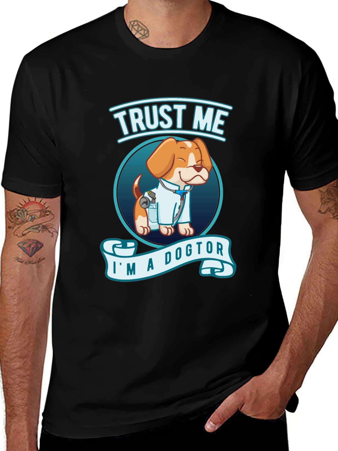 Variant 18 of Trust Me, I'm a Dogtor T-Shirt