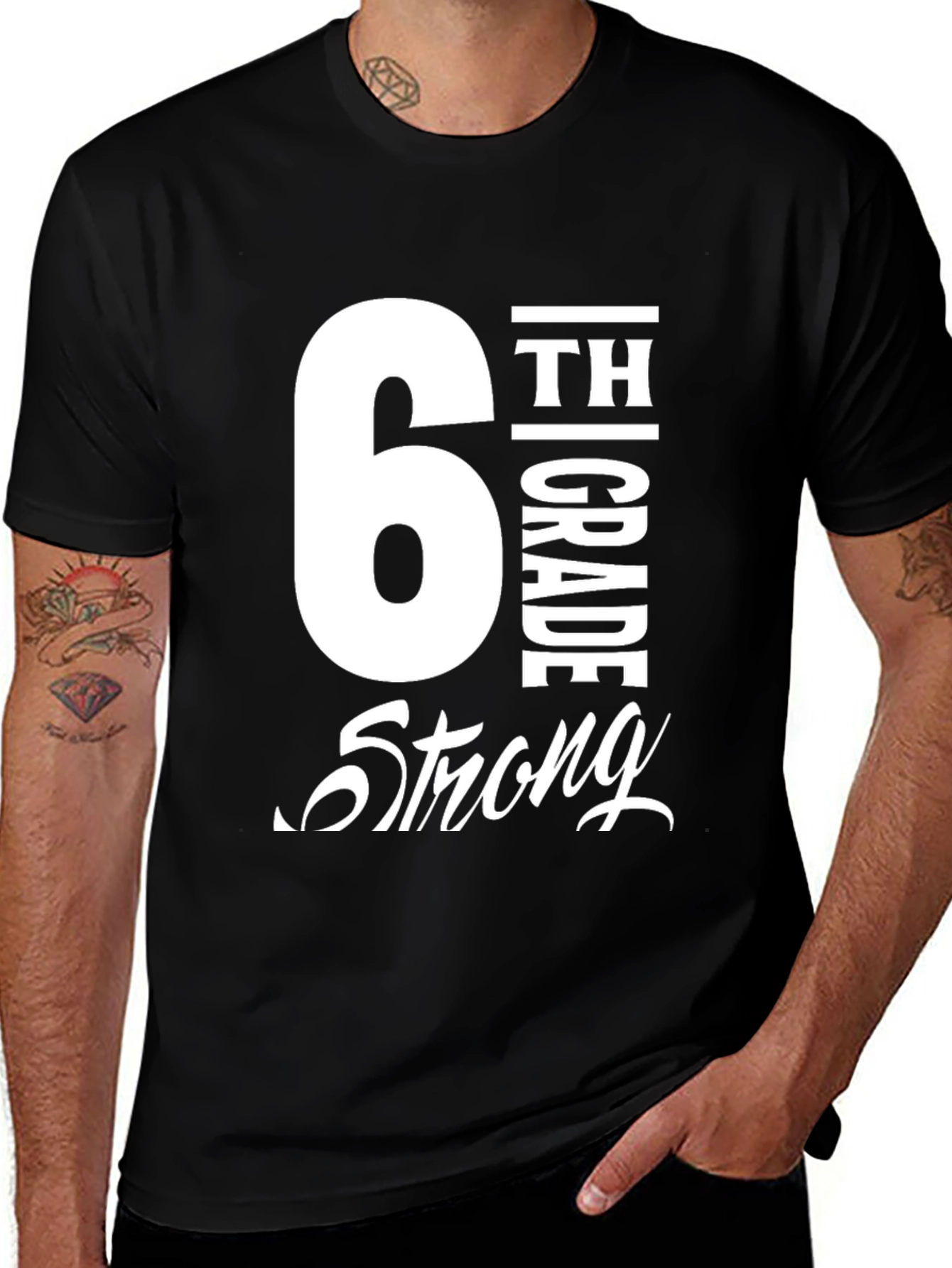 Variant 18 of 6th Grade Strong T-Shirt