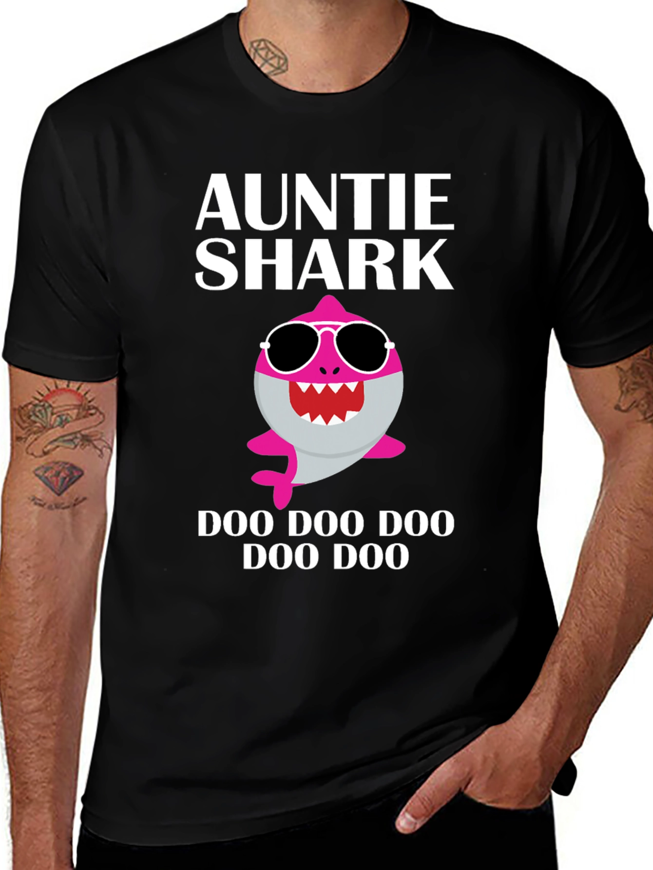 Auntie Shark Doo Doo Doo T-Shirt