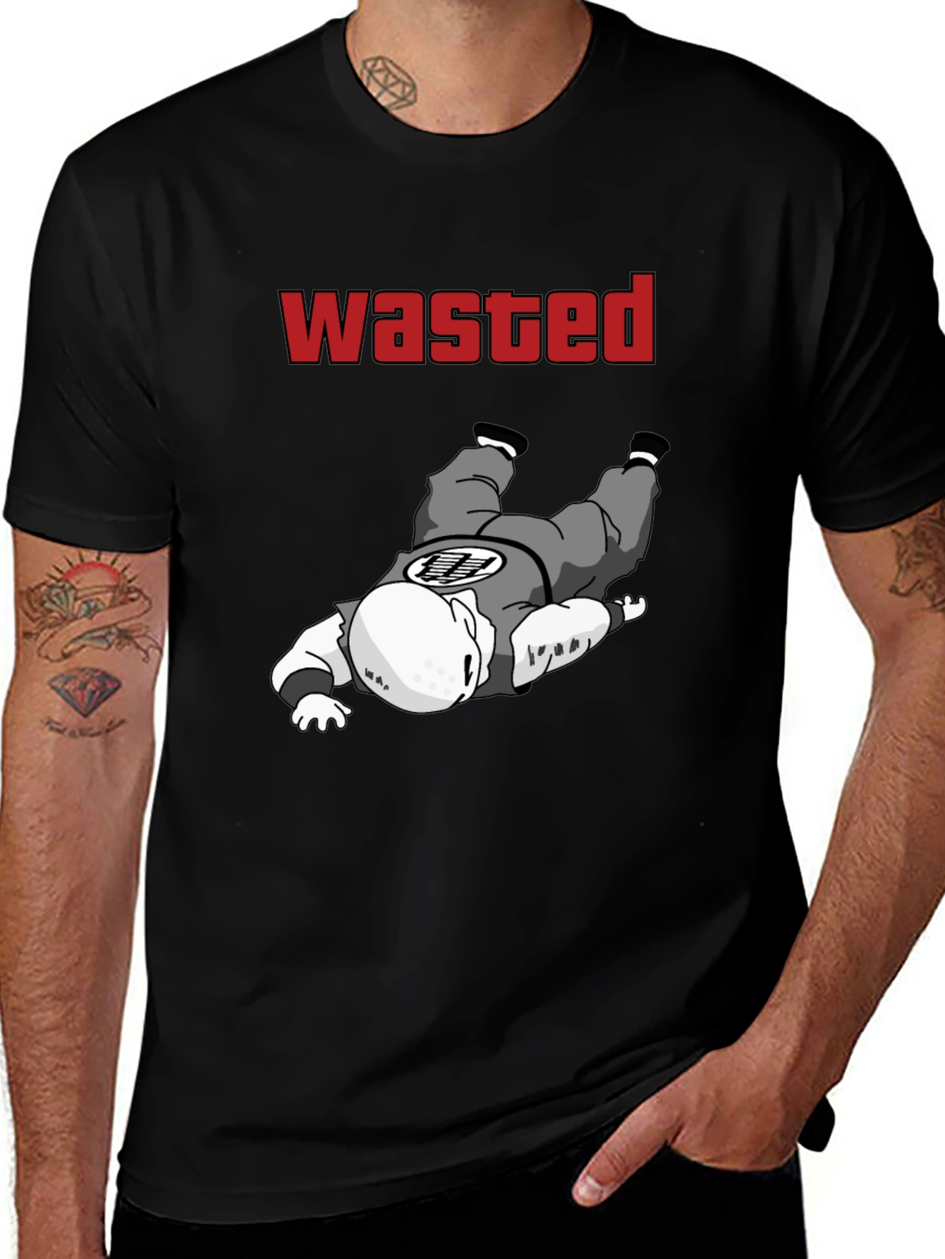 Variant 23 of Wasted Krillin Funny T-Shirt