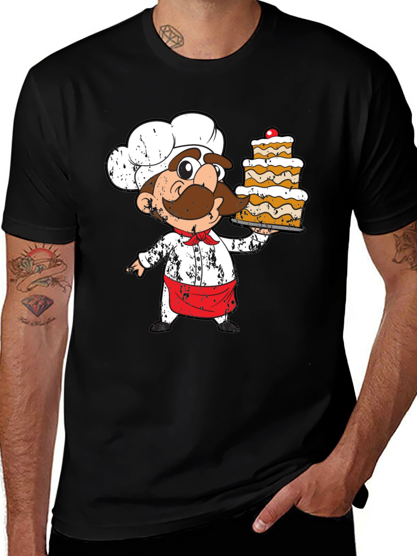 Variant 14 of Chef Cartoon T-Shirt: Unique Foodie Apparel