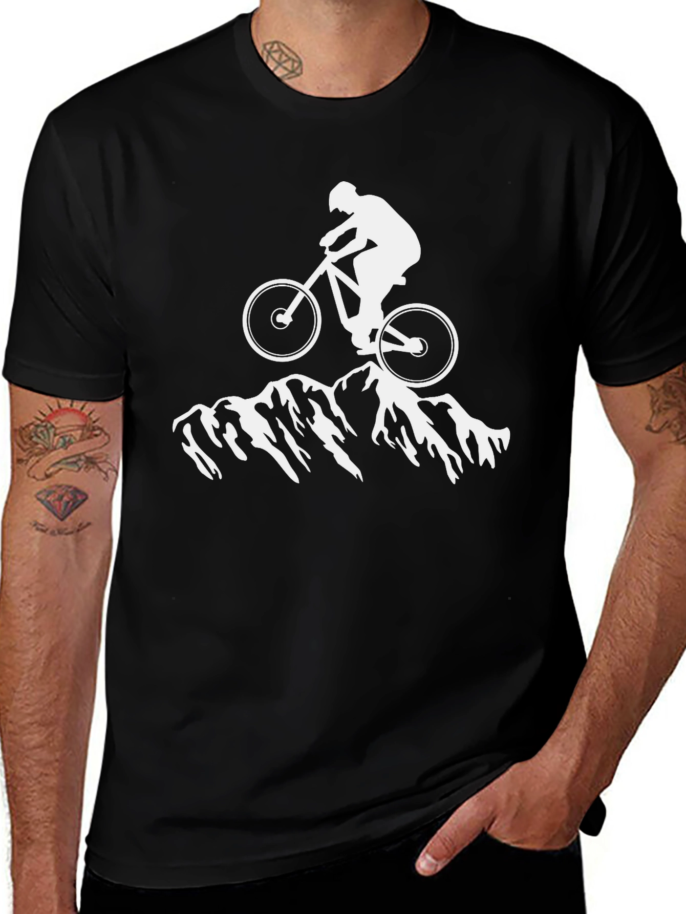 Variant 28 of Mountain Biker Graphic T-Shirt