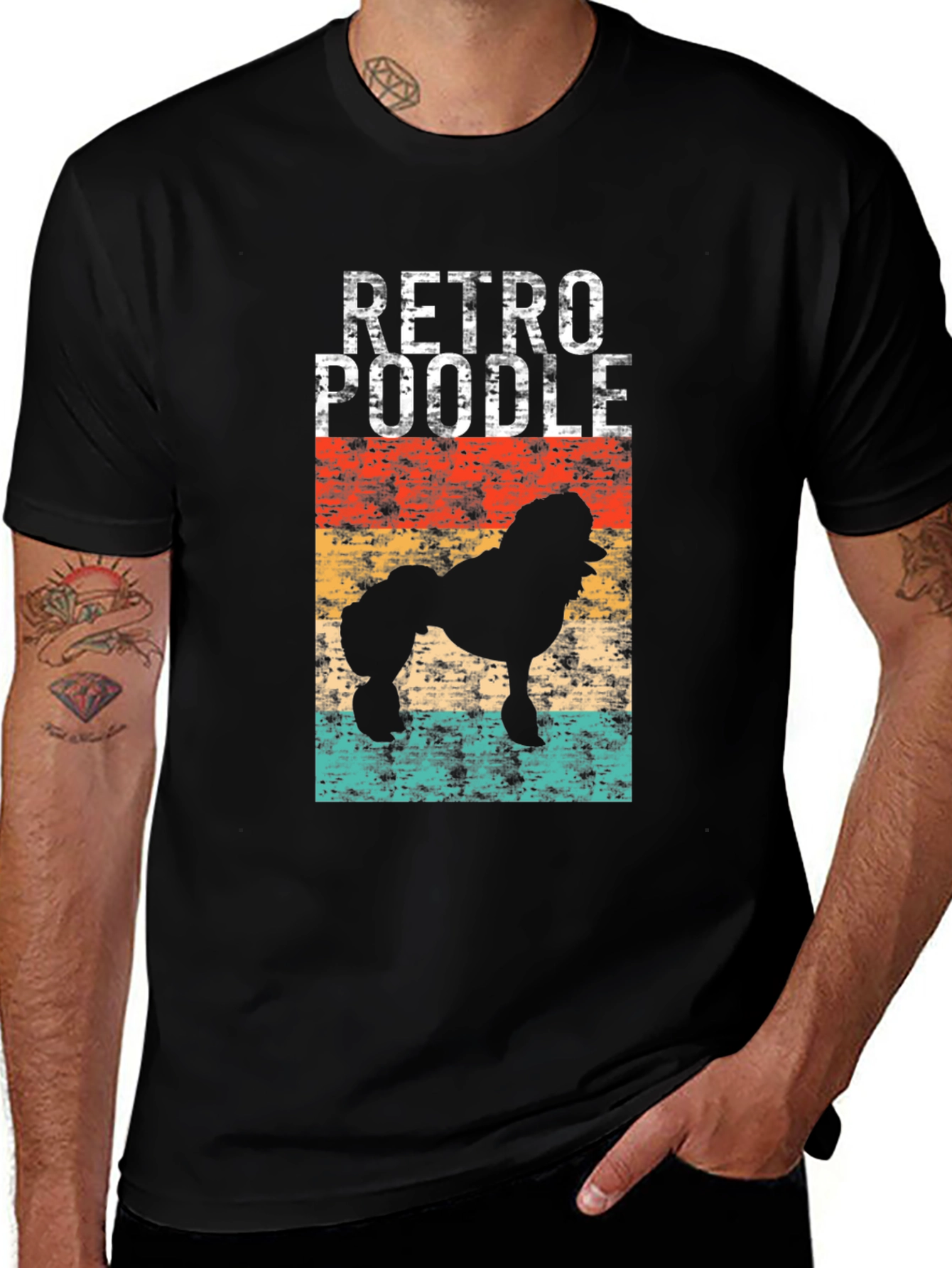 Variant 19 of Retro Poodle Graphic Tee - Vintage Dog Lover Shirt