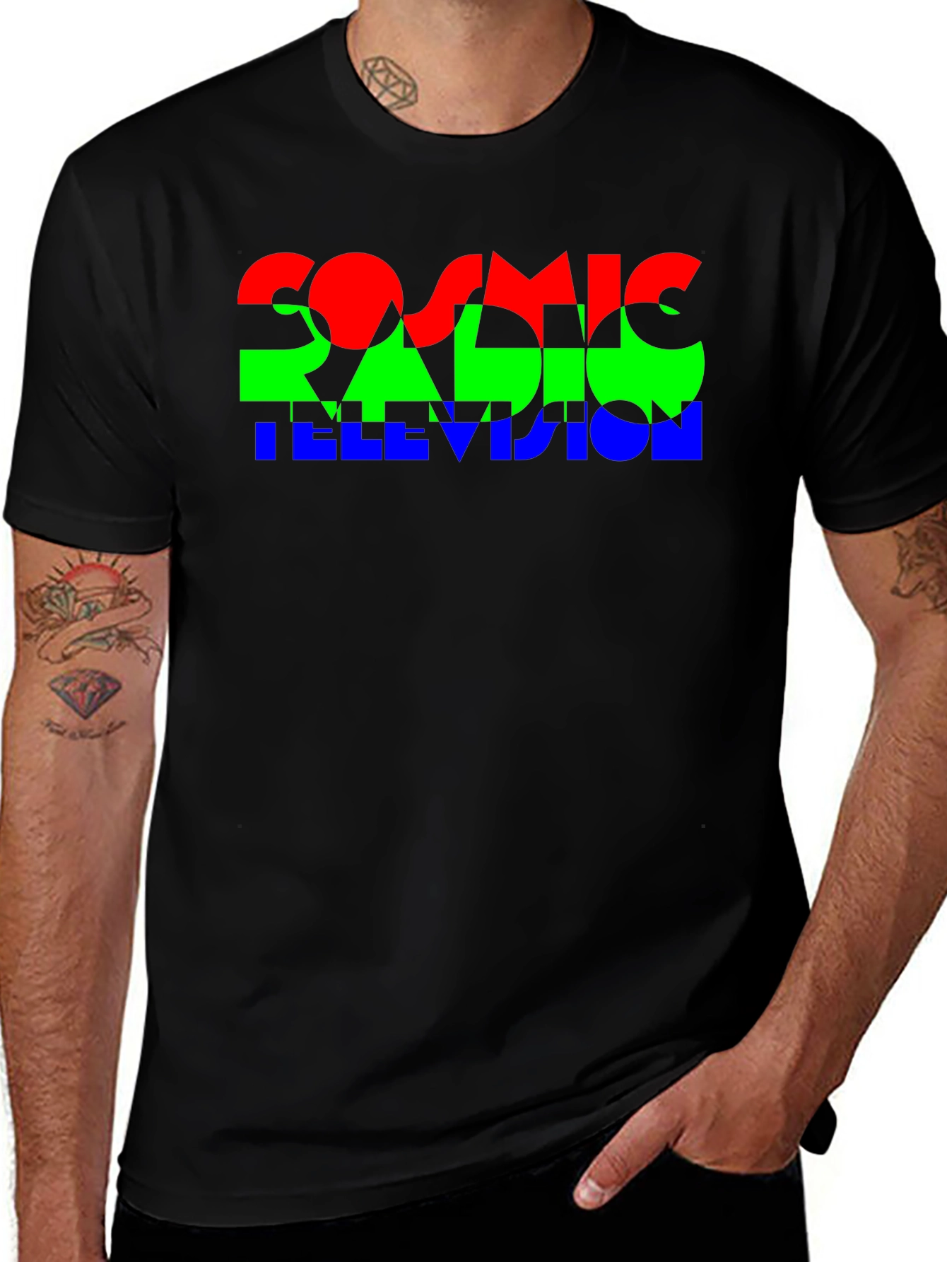 Variant 4 of Cosmic Television Graphic Tee
