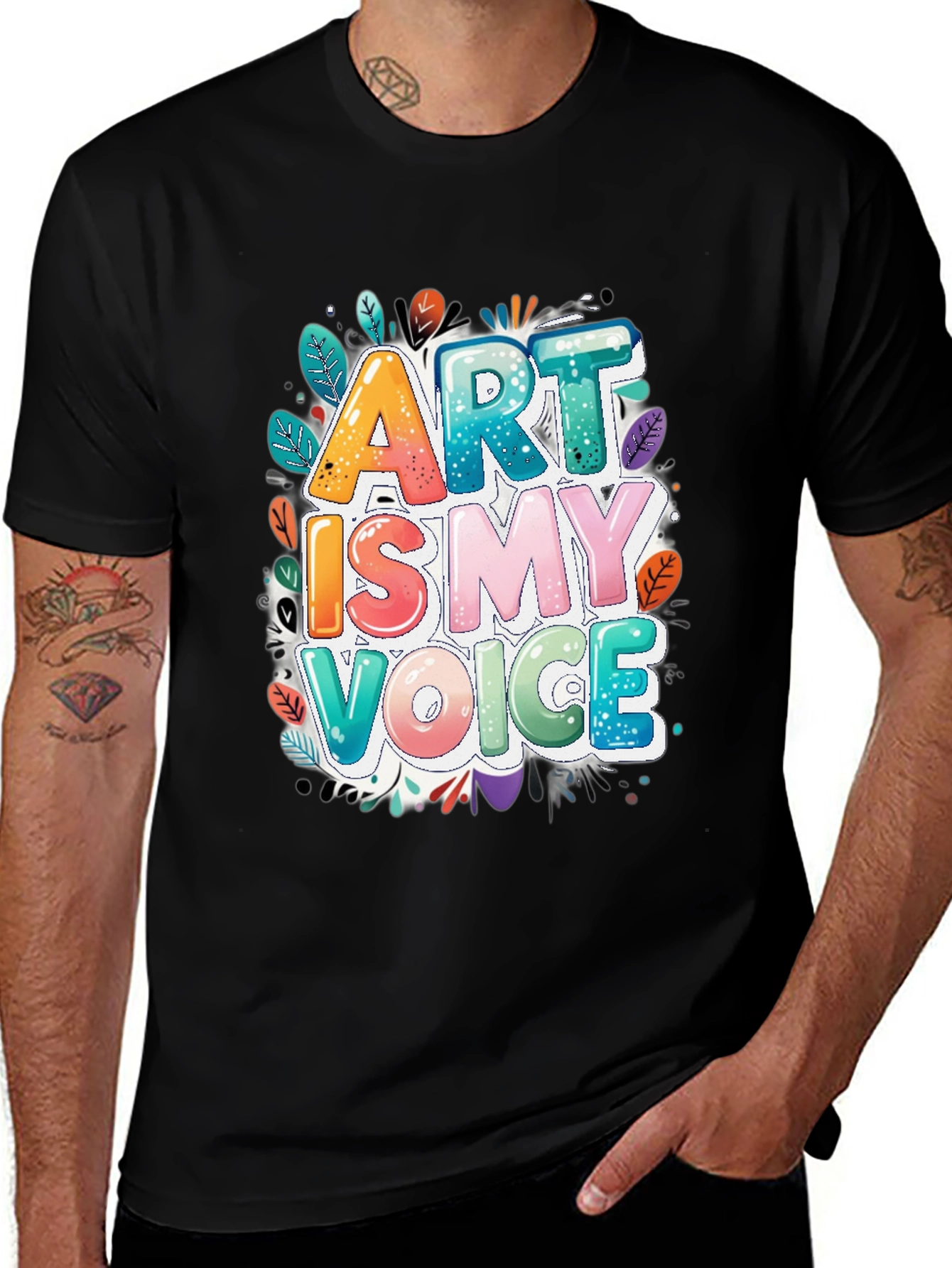 Variant 8 of Art Is My Voice Graphic Tee - Unisex