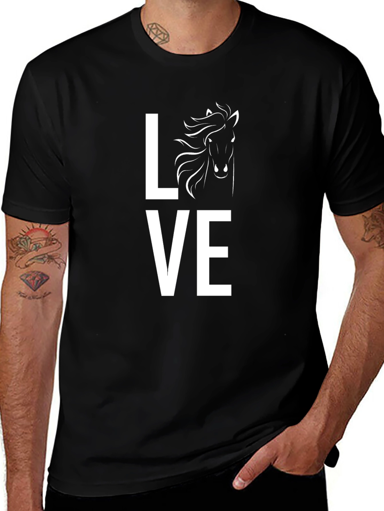 Variant 4 of Horse Lover T-Shirt - Equestrian Tee
