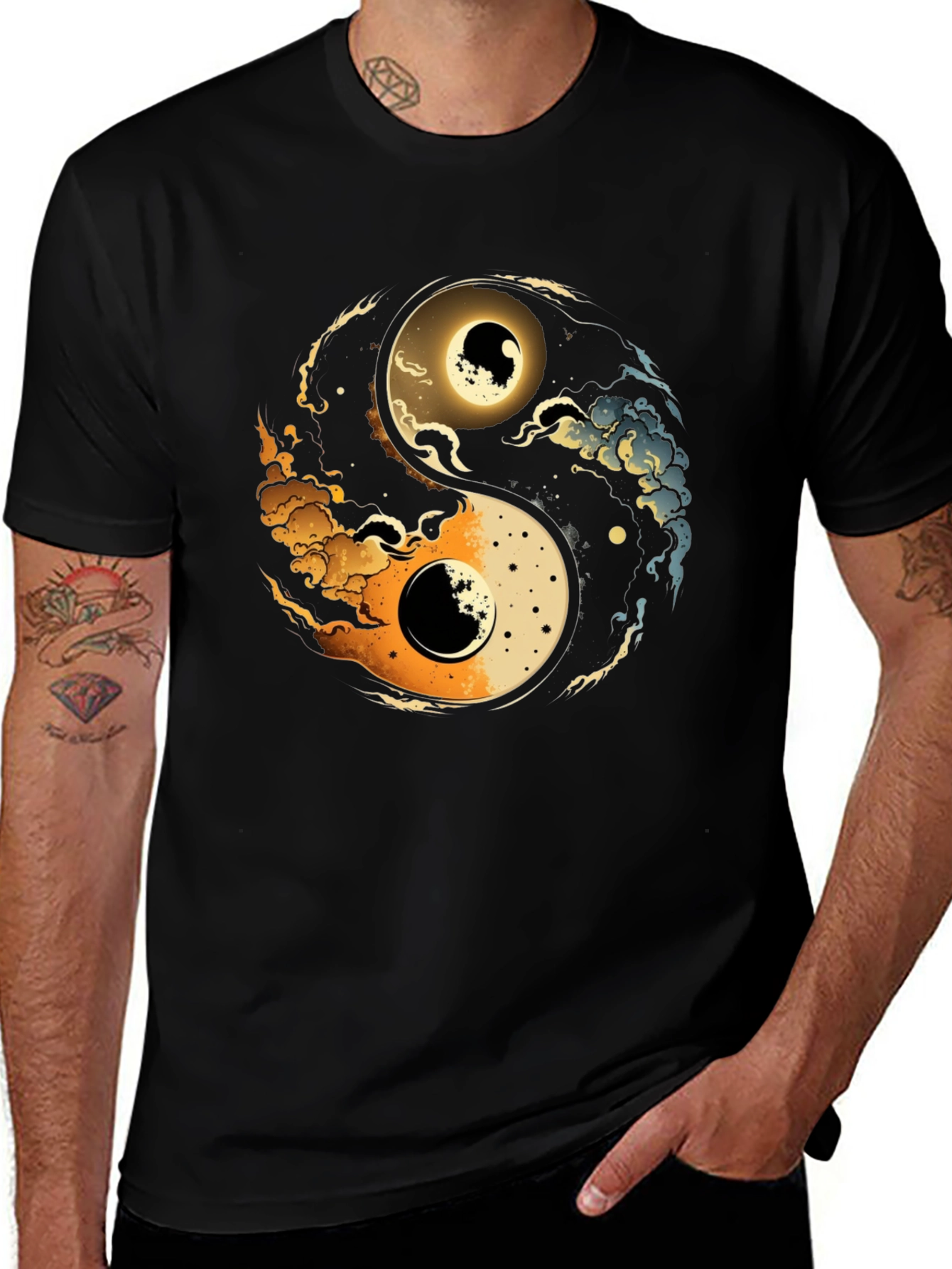 Variant 28 of Yin Yang Graphic Tee - Balance & Harmony