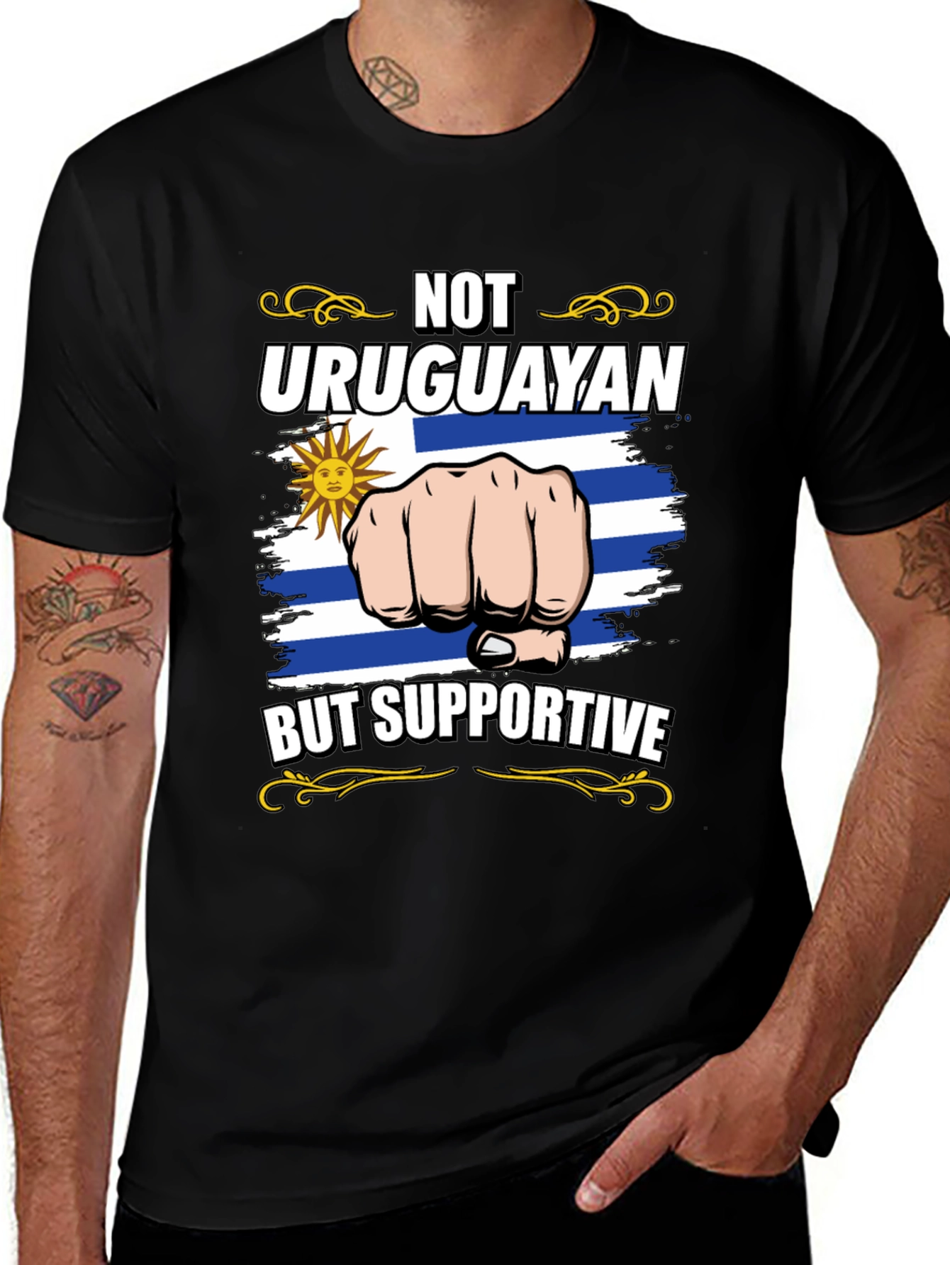 Variant 29 of Uruguay Supporter Graphic Tee