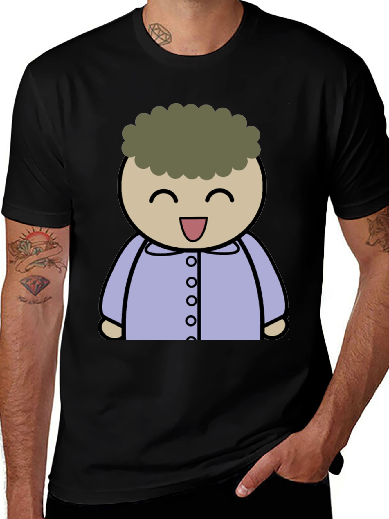Variant 7 of Cartoon Character Graphic T-Shirt