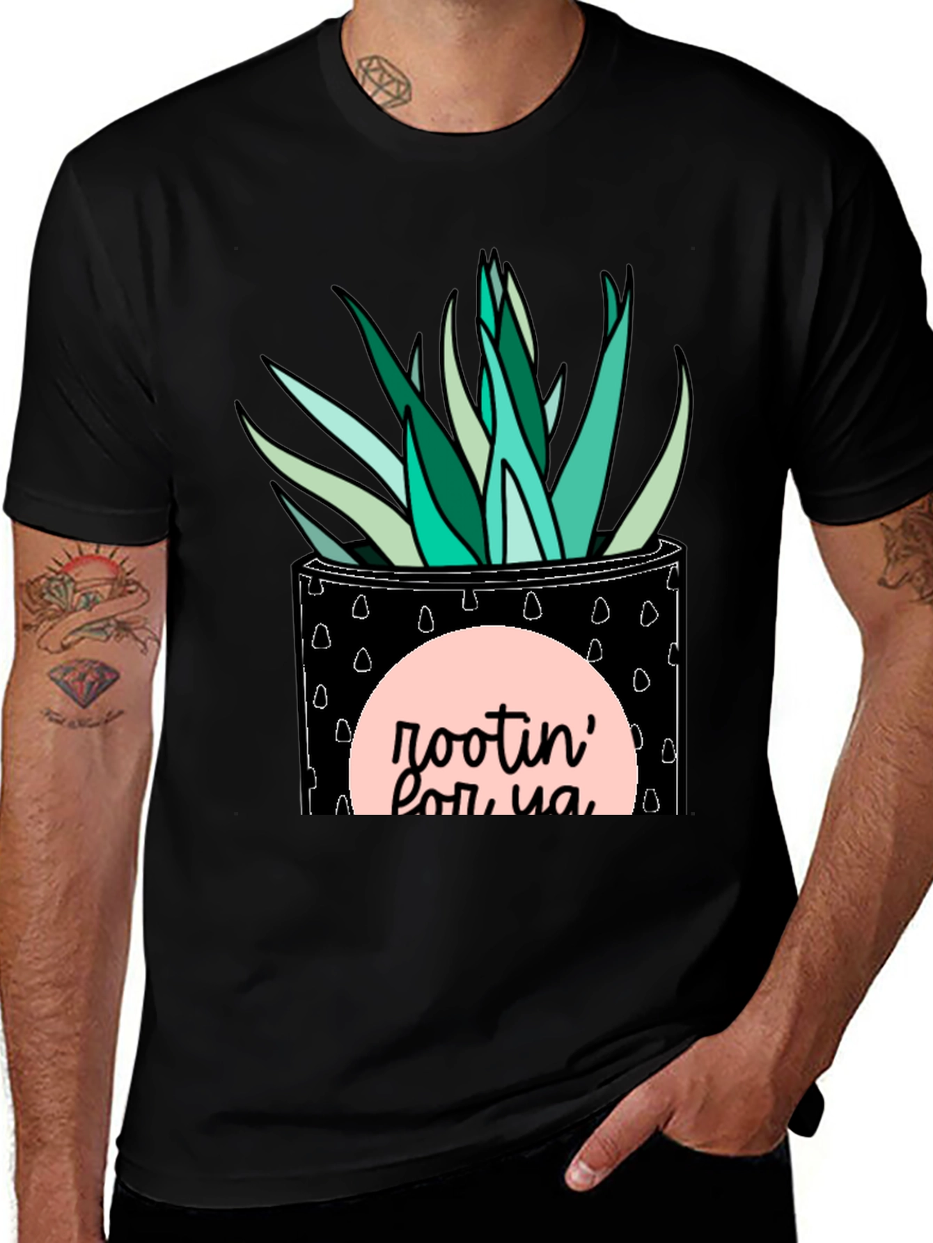 Variant 23 of Rootin' For Ya Plant Tee