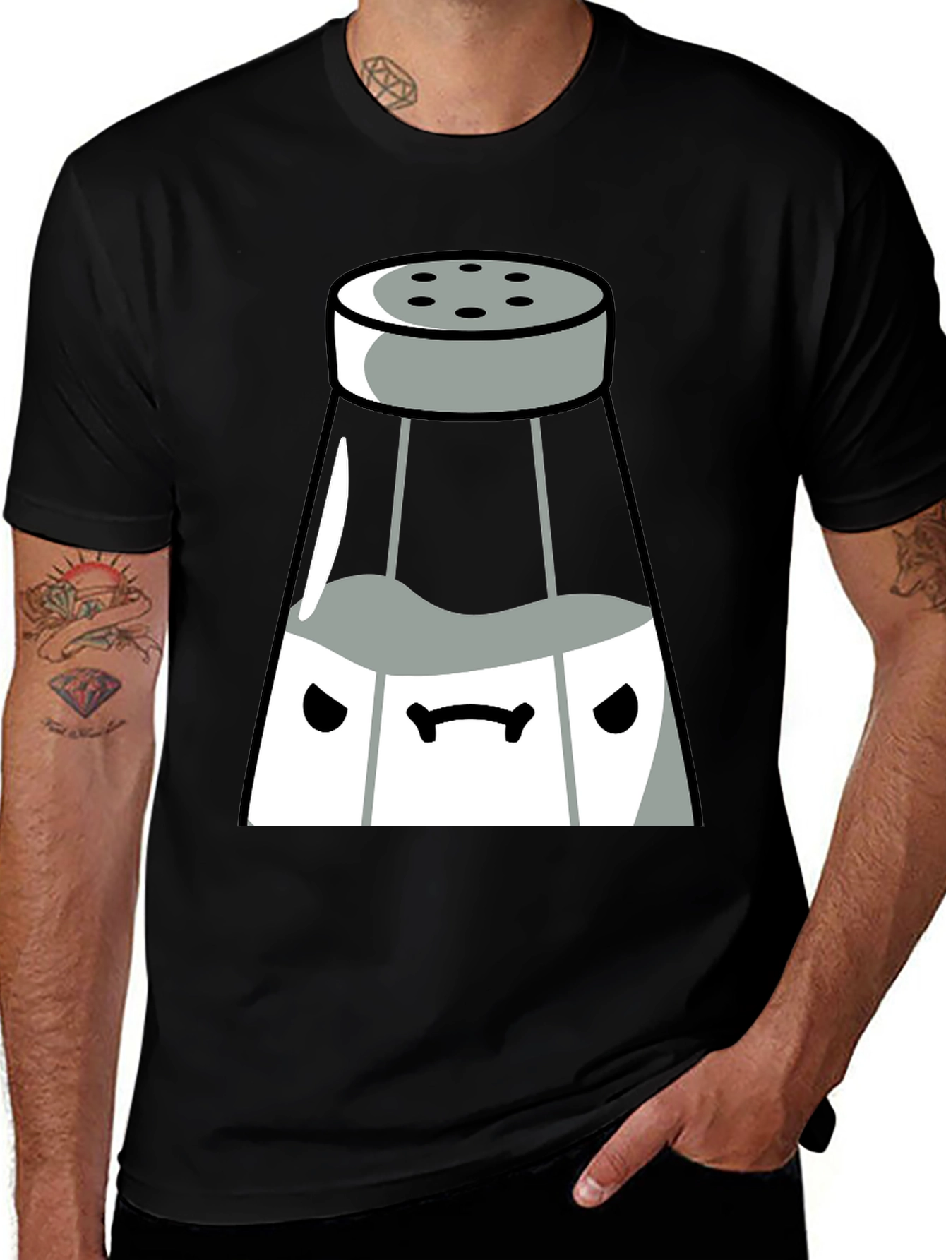 Variant 12 of Funny Salt Shaker Graphic T-Shirt