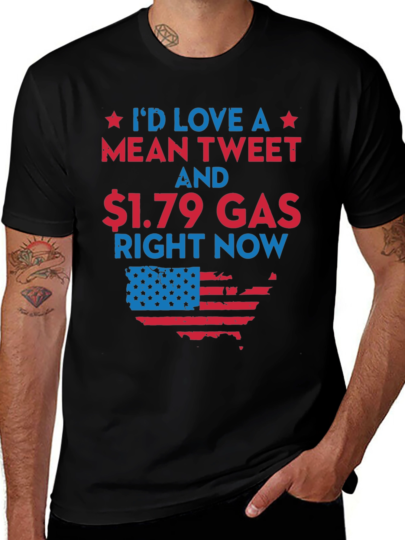 Variant 22 of Mean Tweet & $1.79 Gas T-Shirt