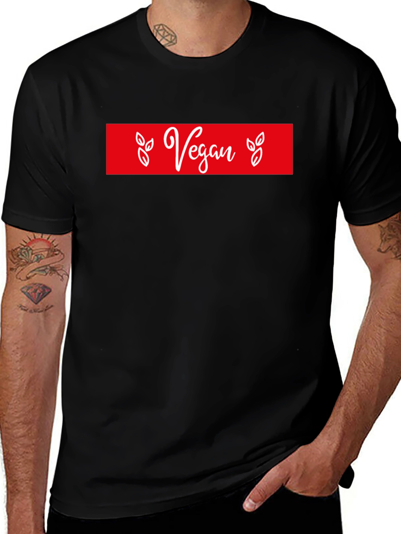 Variant 28 of Vegan Graphic T-Shirt - Stylish Vegetarian Tee