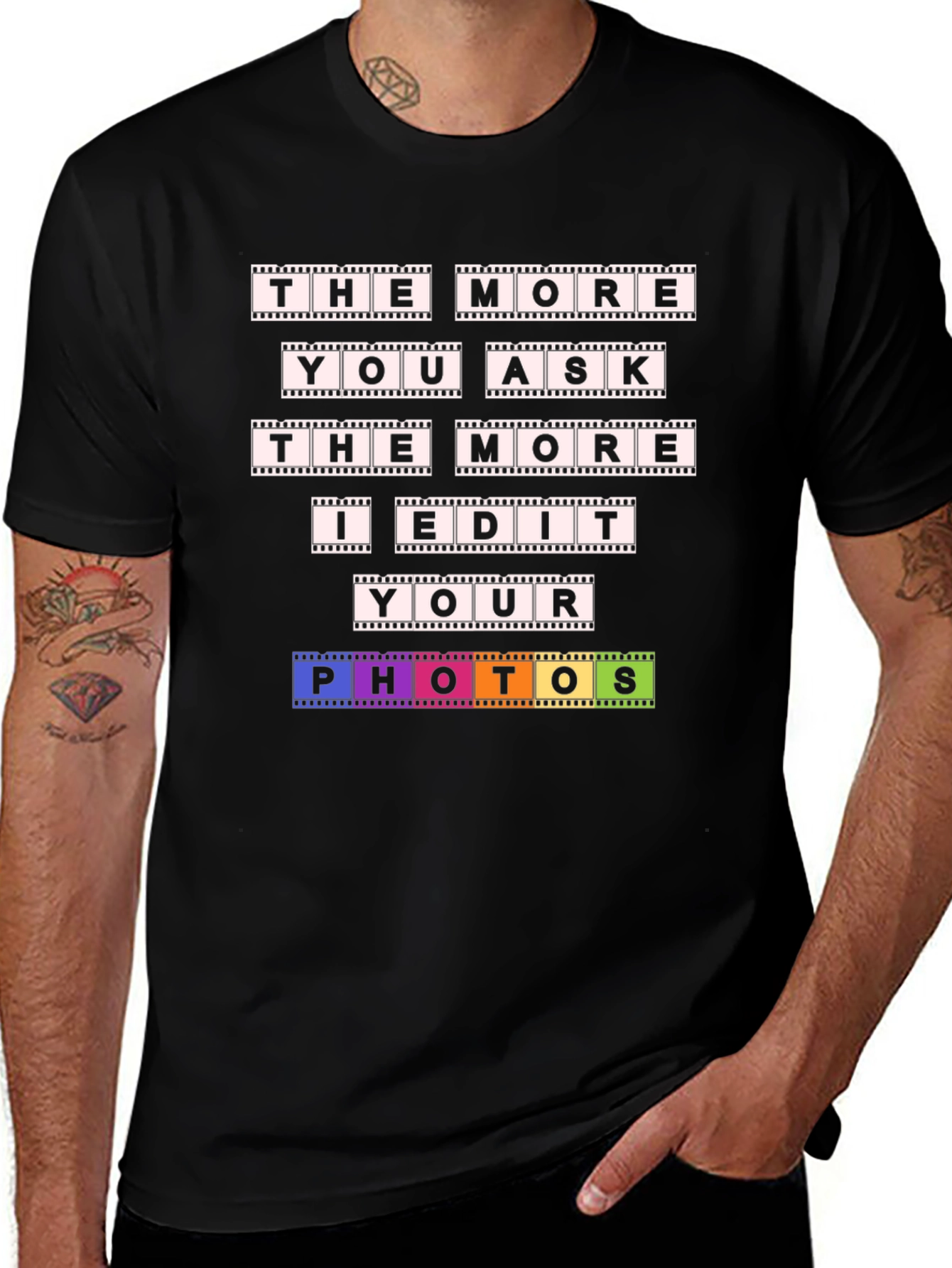 Variant 17 of The More You Ask I Edit T-Shirt