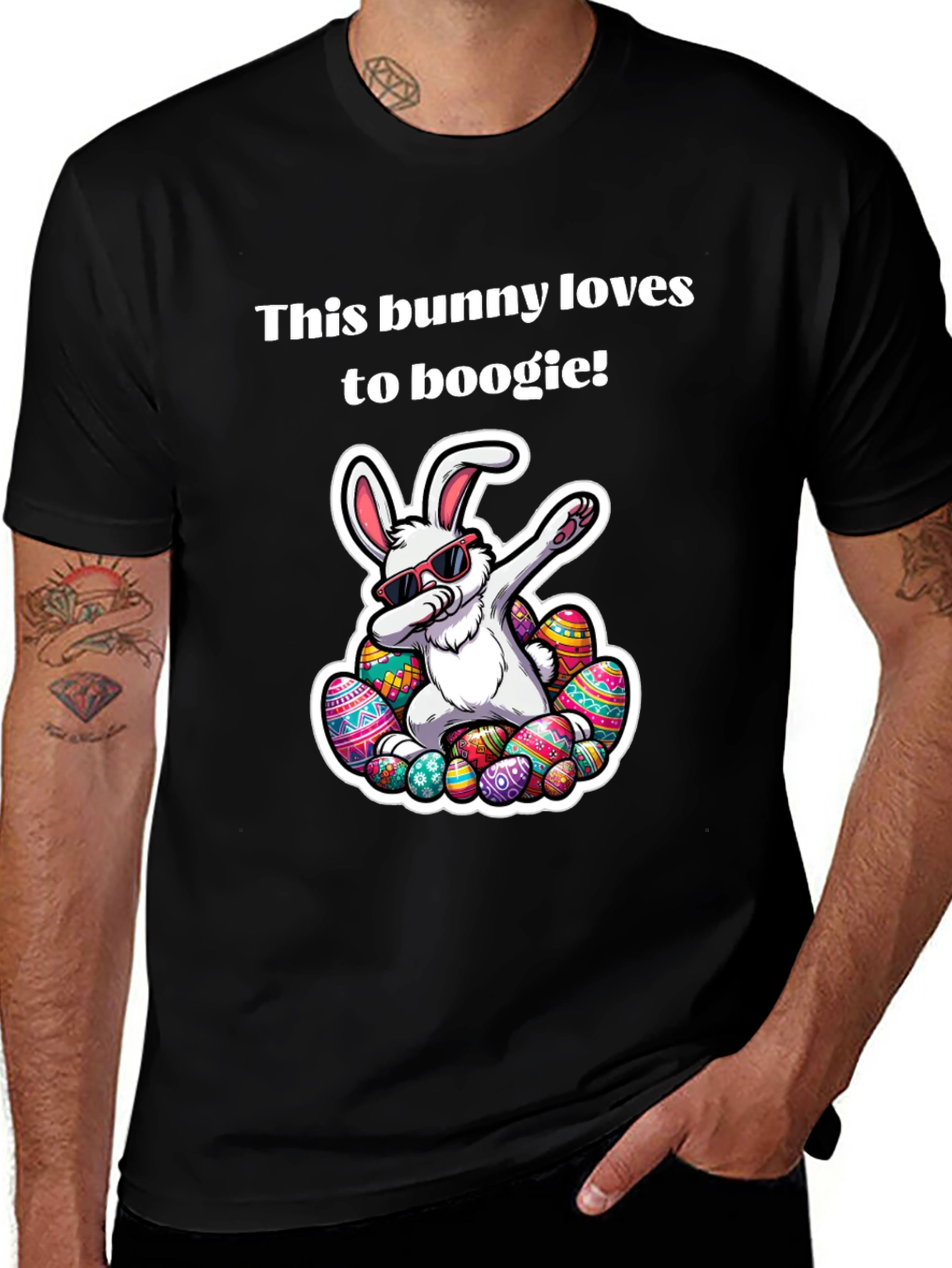 Variant 17 of Boogie Bunny Easter T-Shirt