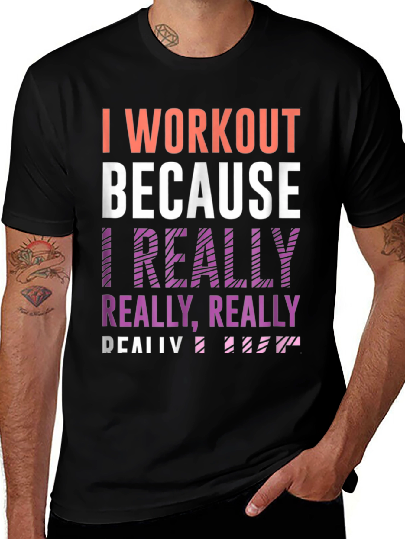 Variant 24 of Workout Motivation Graphic Tee