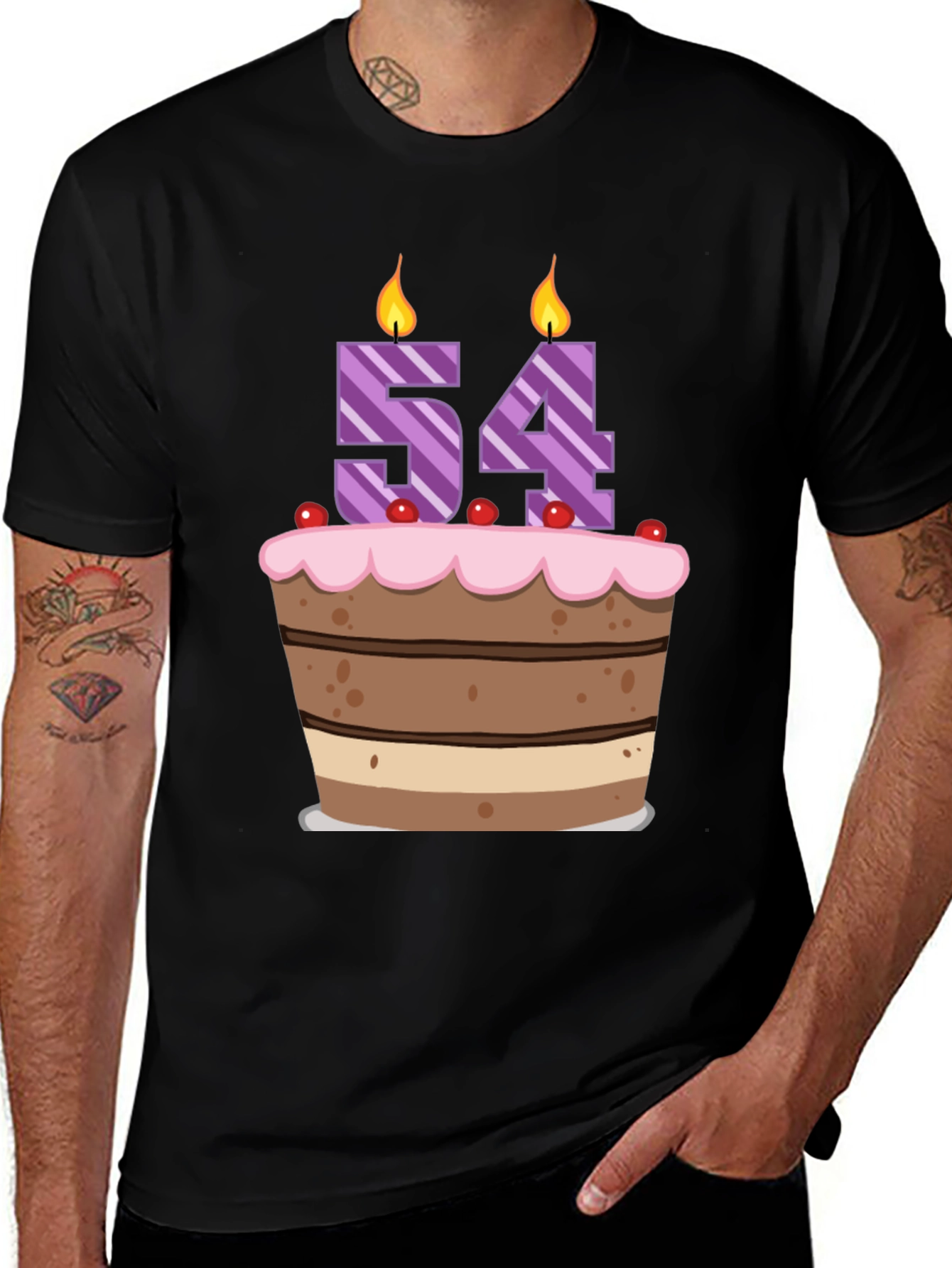 Variant 5 of 54th Birthday Cake T-Shirt