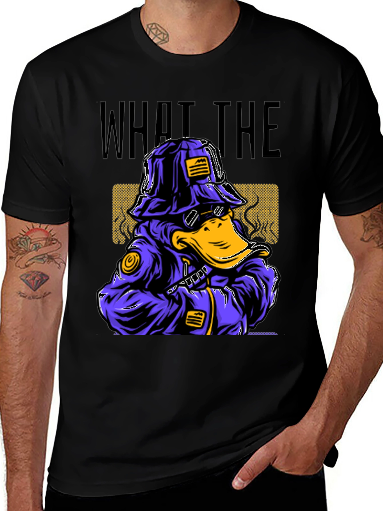 Variant 2 of Cool Duck Graphic Tee - 'What The Duck'