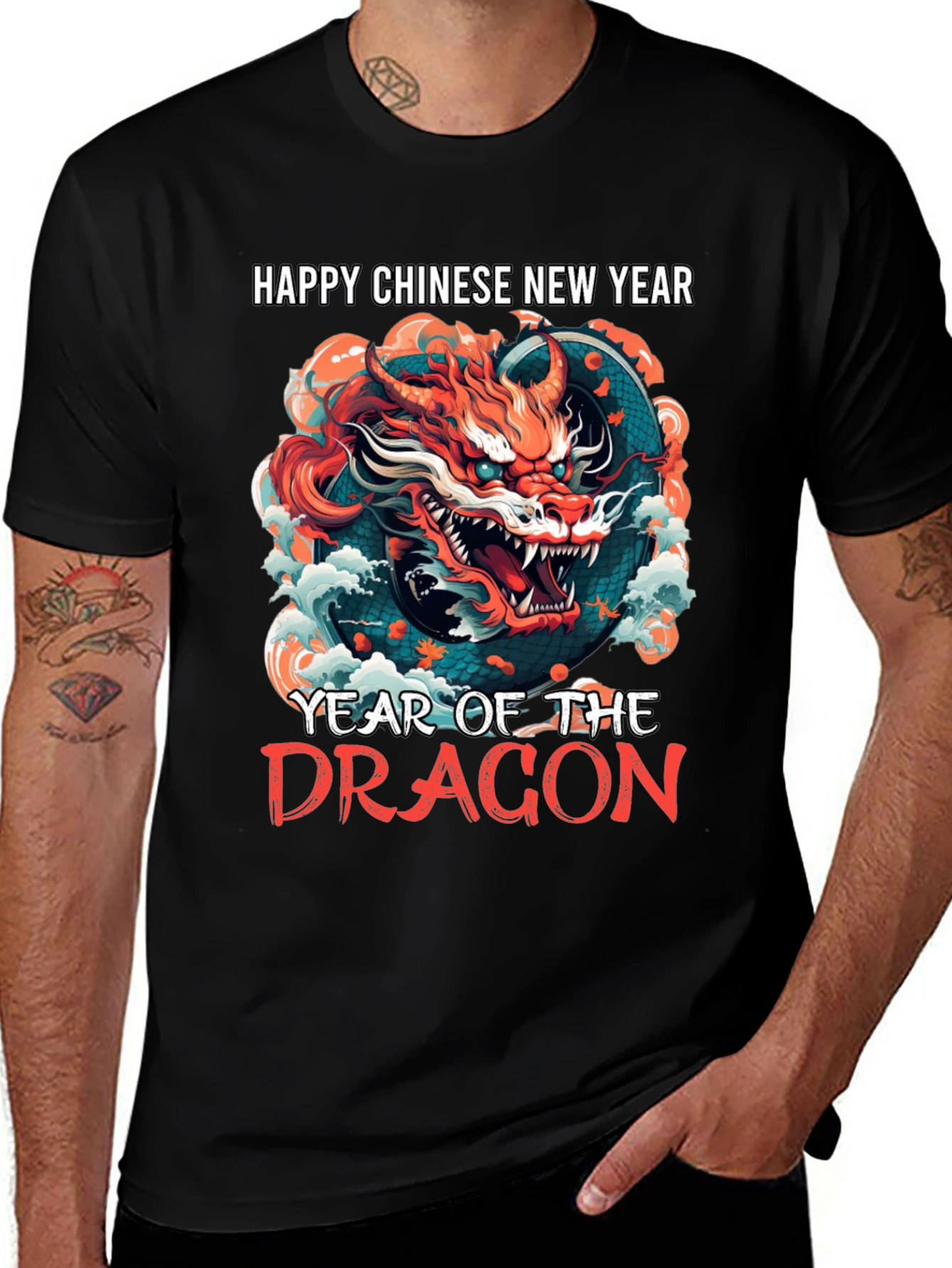 Variant 21 of Year of the Dragon T-Shirt - Chinese New Year