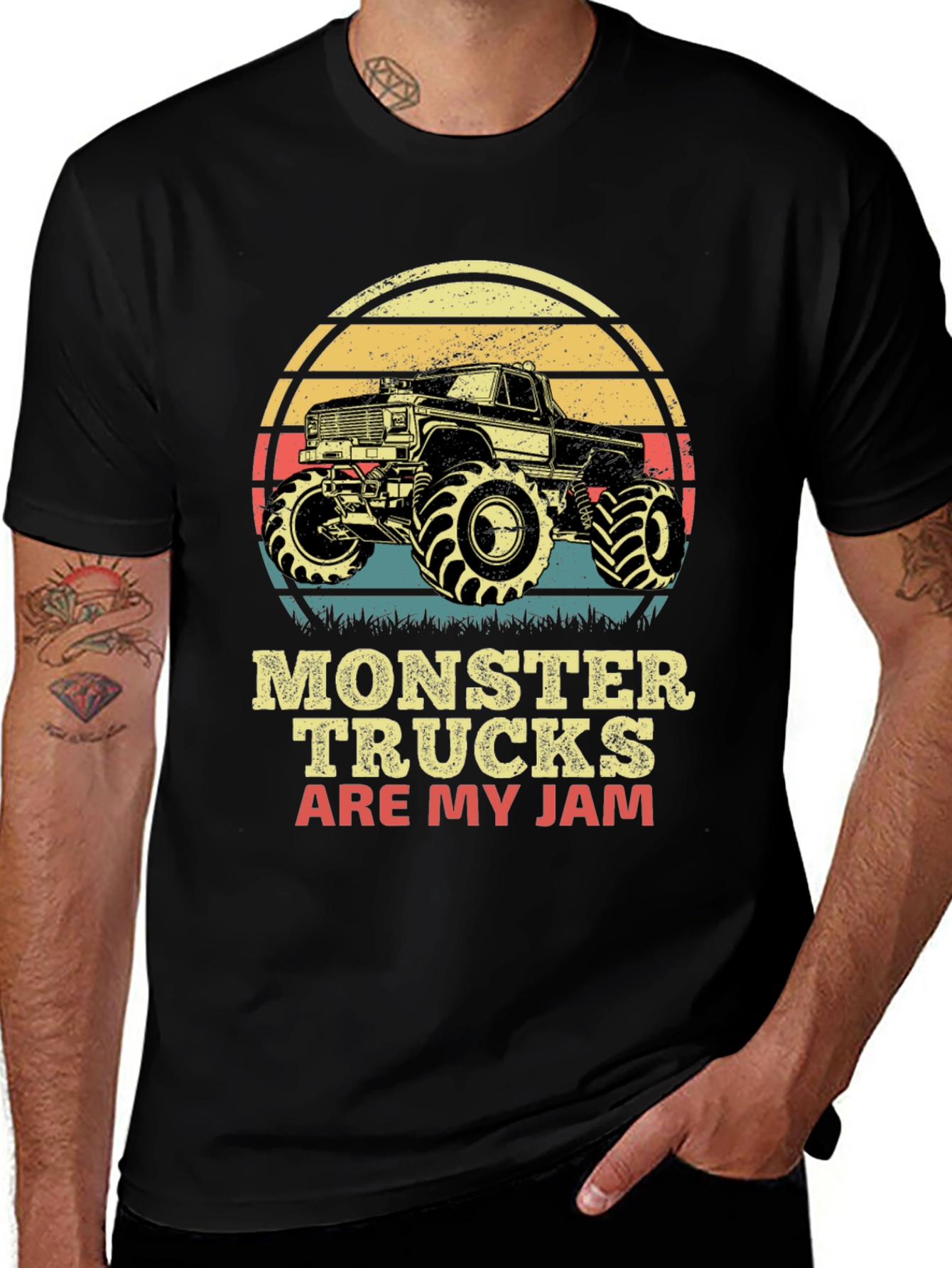 Variant 8 of Monster Trucks Are My Jam Graphic T-Shirt