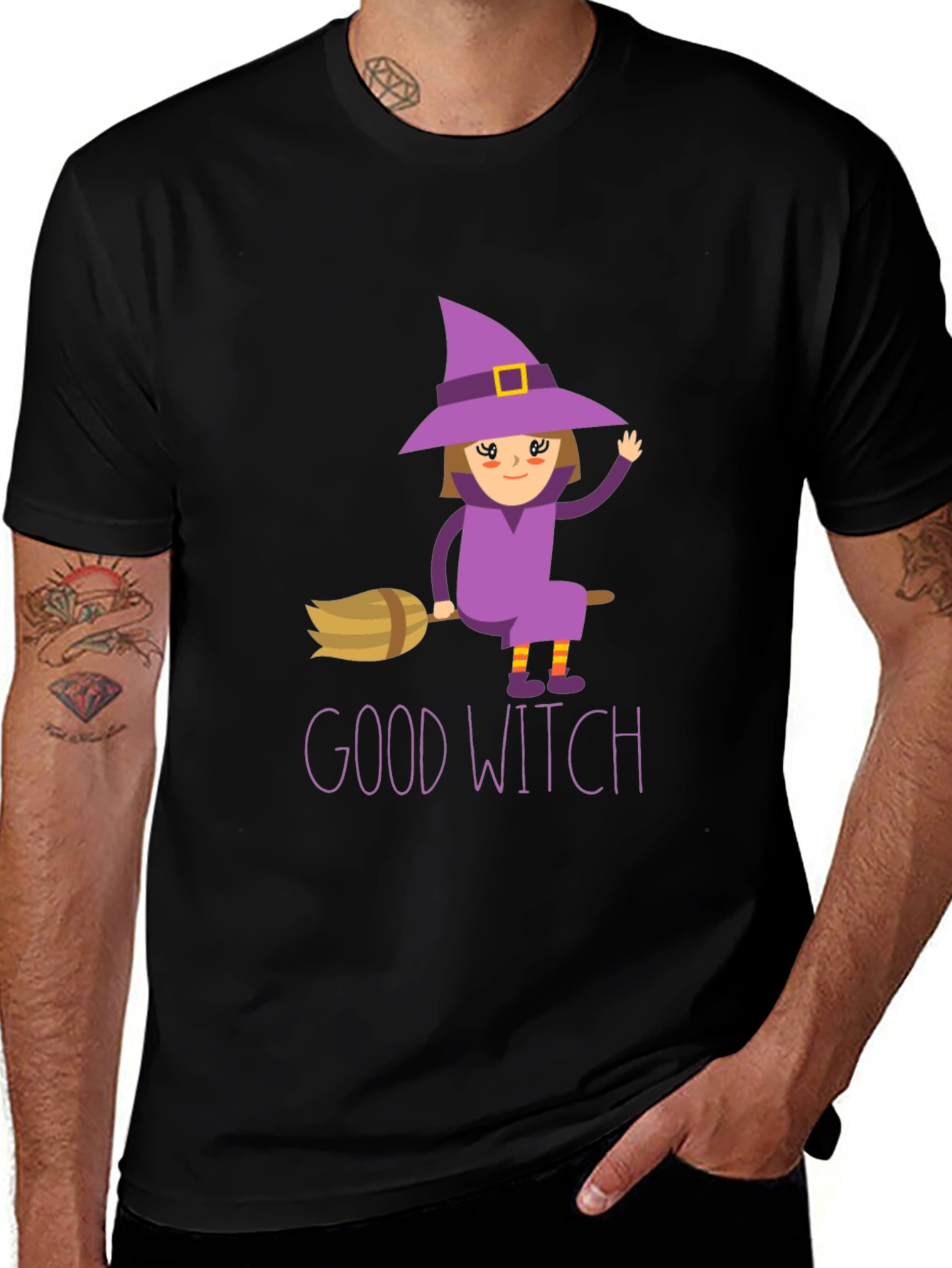 Variant 21 of Good Witch Graphic Tee - Halloween Apparel