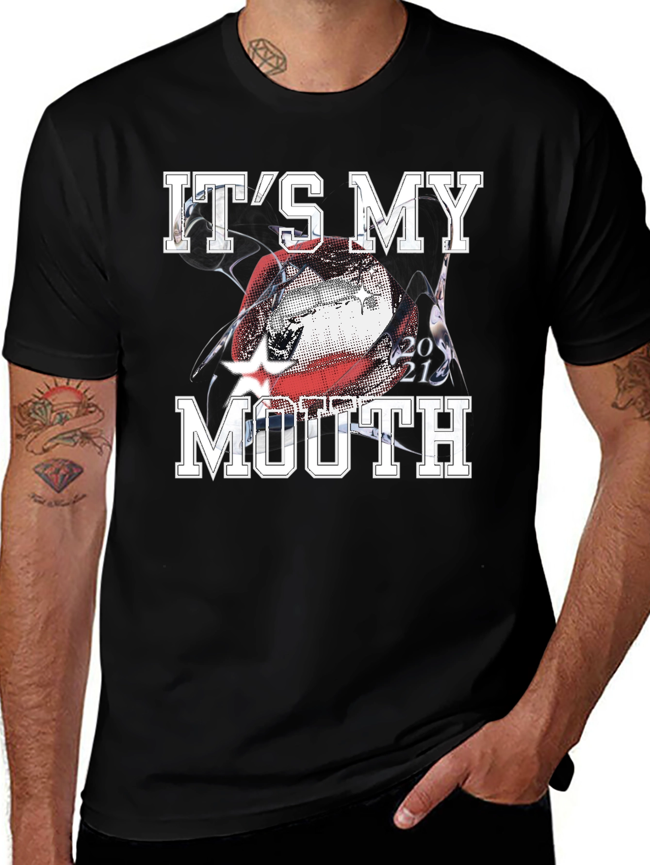 Variant 7 of It's My Mouth Graphic T-Shirt