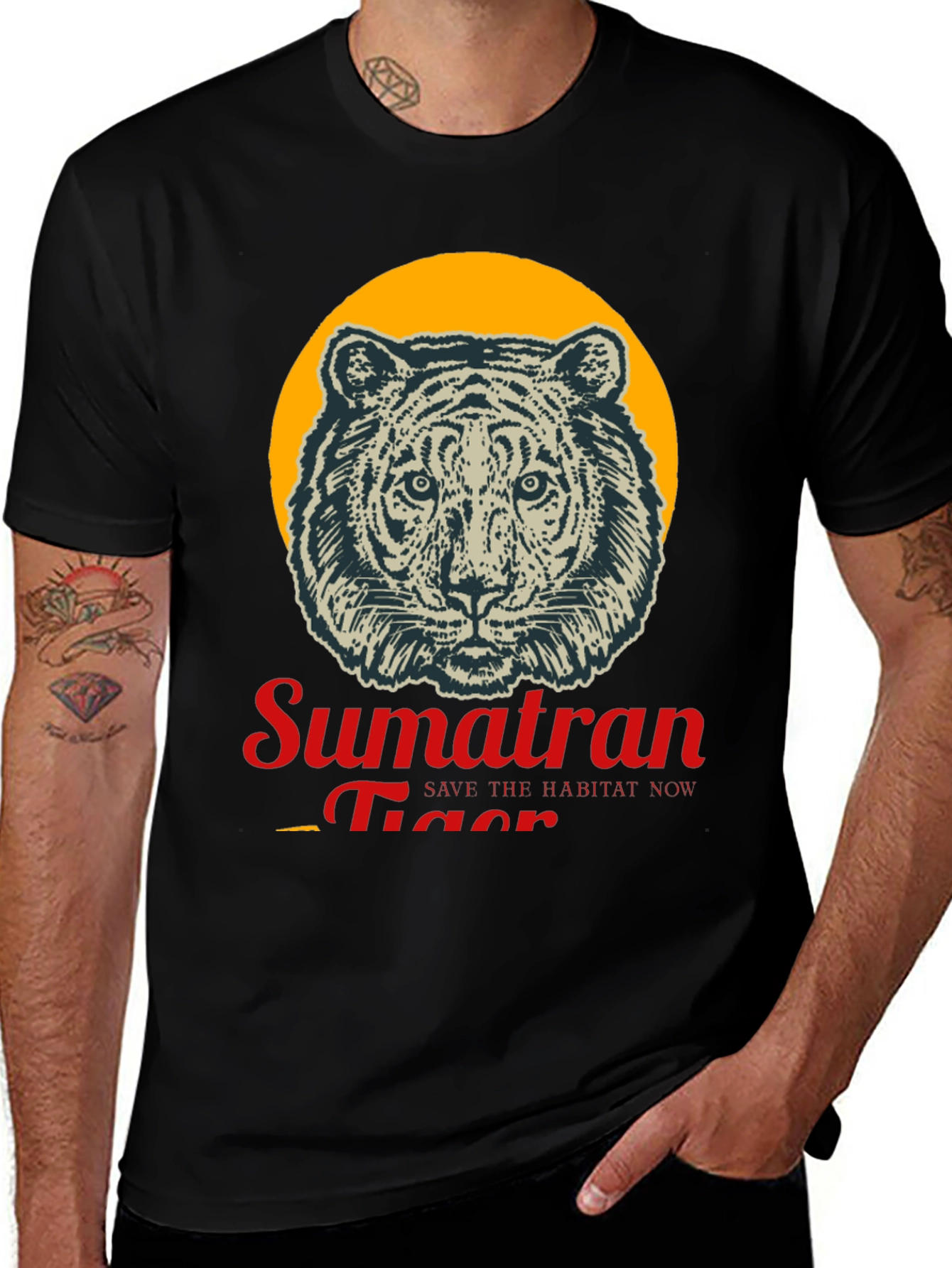 Sumatran Tiger Graphic Tee - Save the Habitat