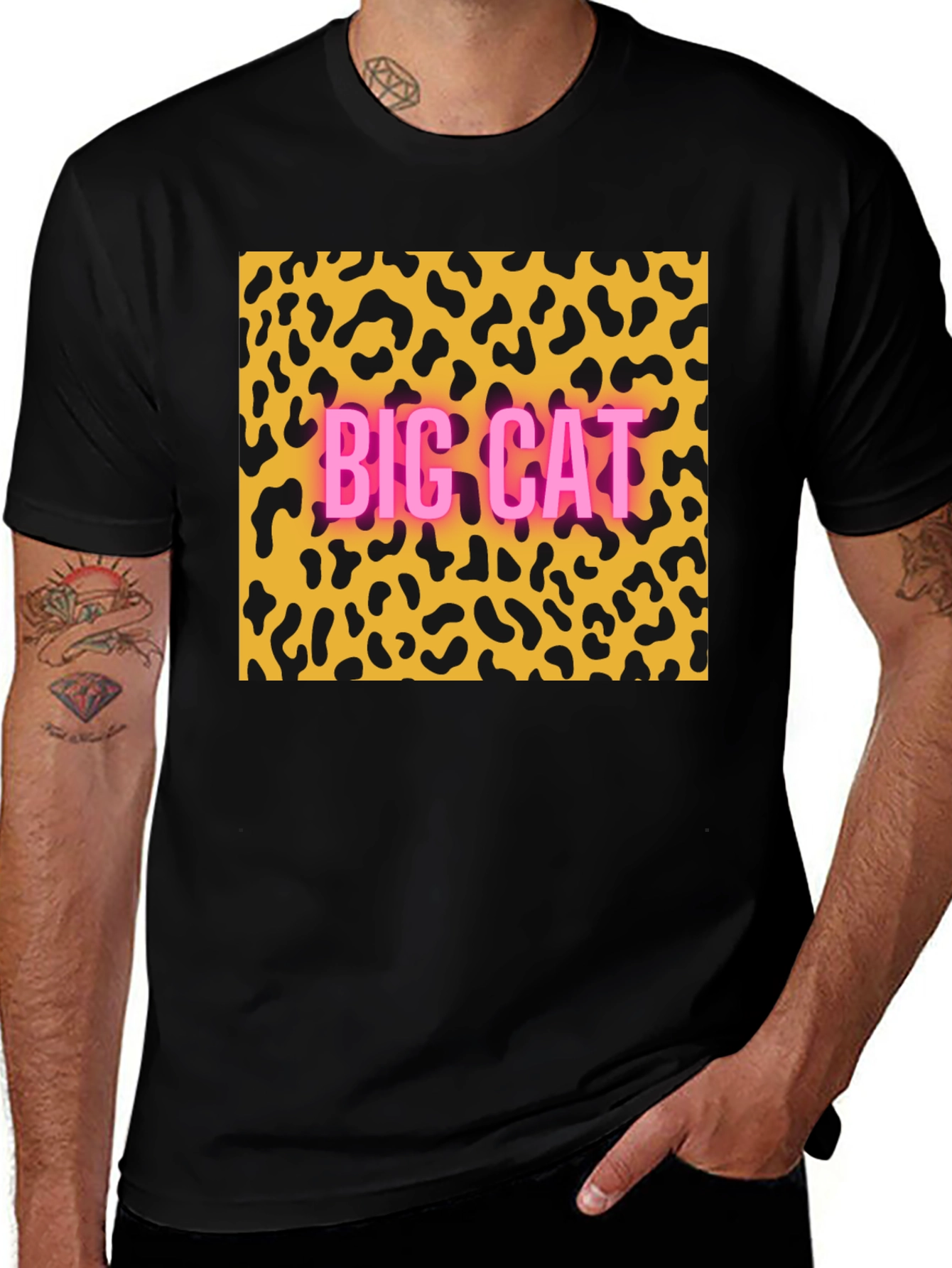 Variant 26 of Big Cat Leopard Print T-Shirt