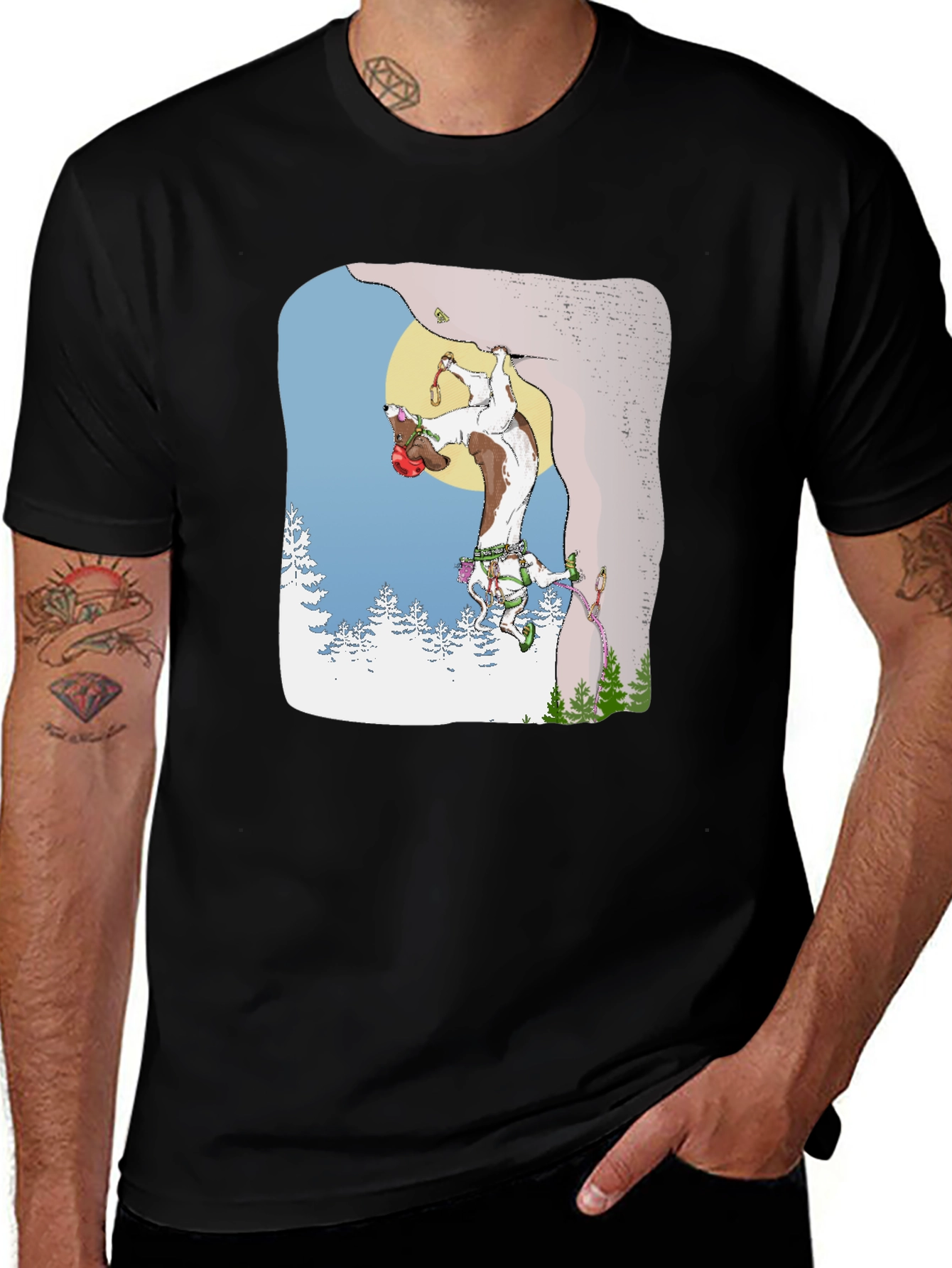 Variant 27 of Climbing Goat Graphic T-Shirt