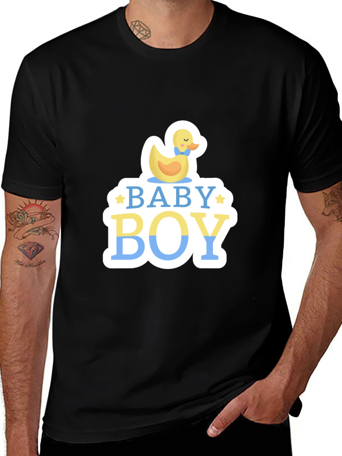 Variant 10 of Baby Boy T-Shirt with Duck Graphic