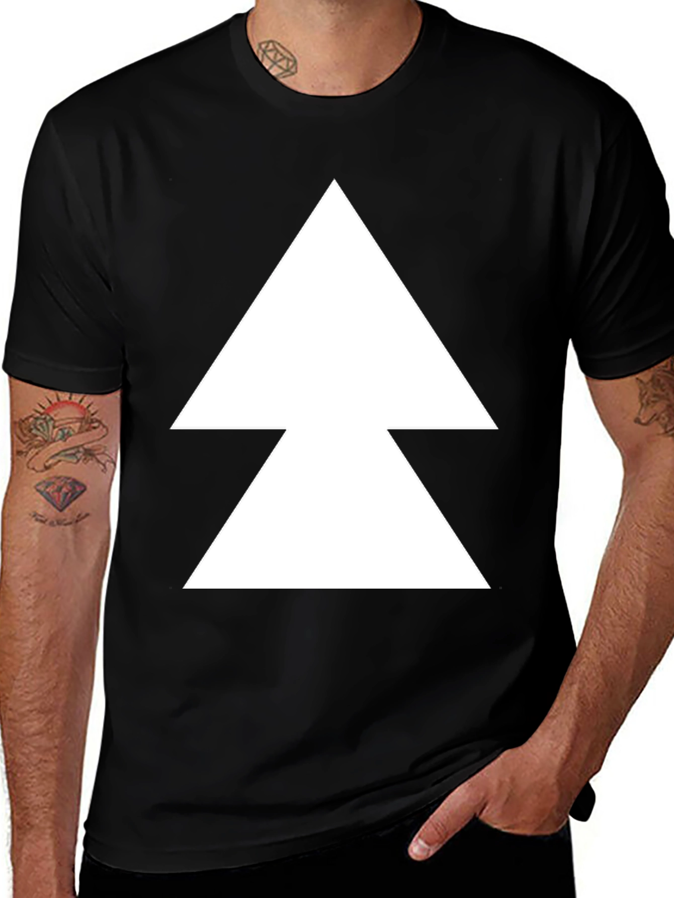 Variant 20 of Geometric Arrow Tee