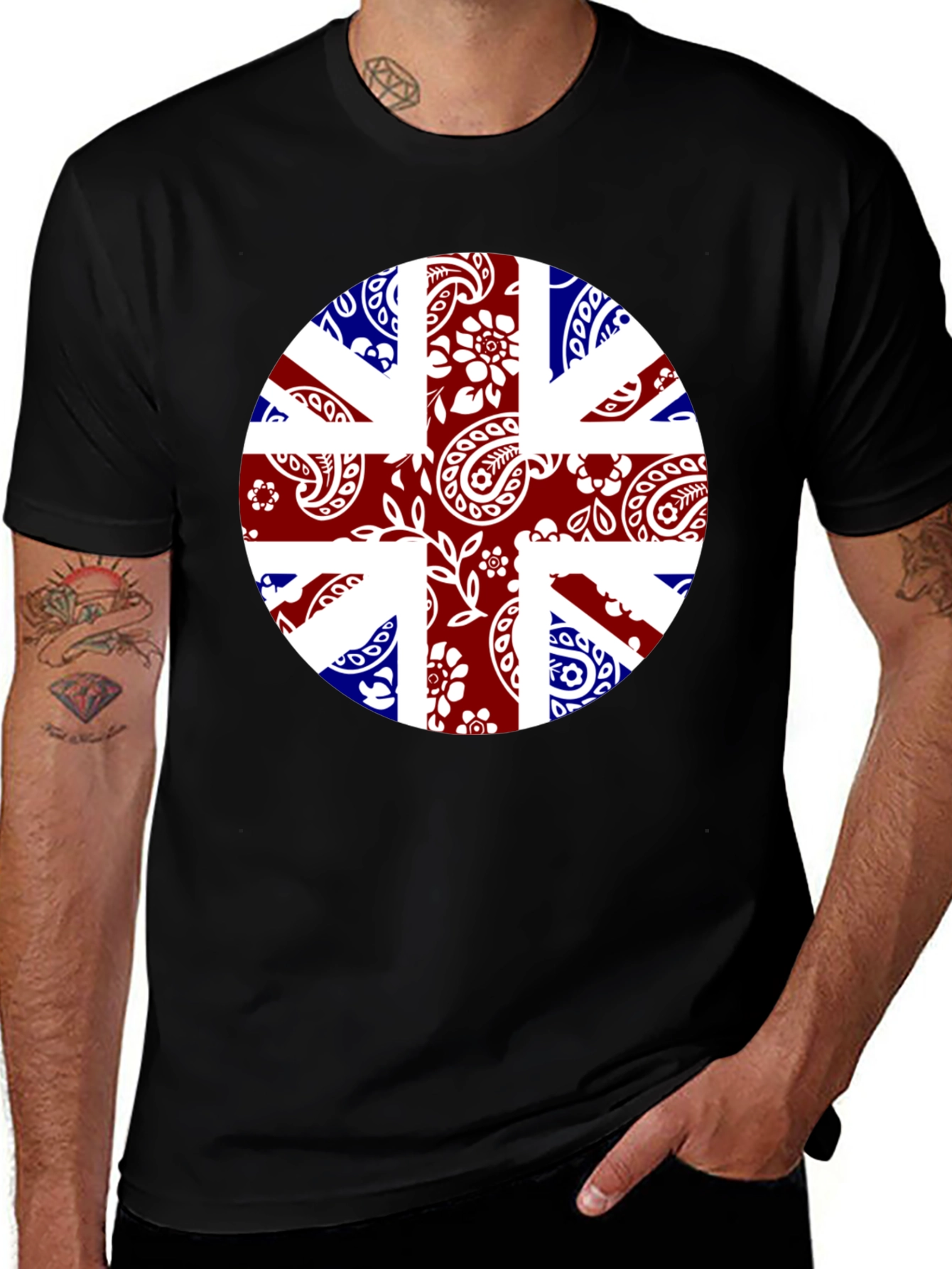 Variant 27 of Union Jack Bandana Print T-Shirt