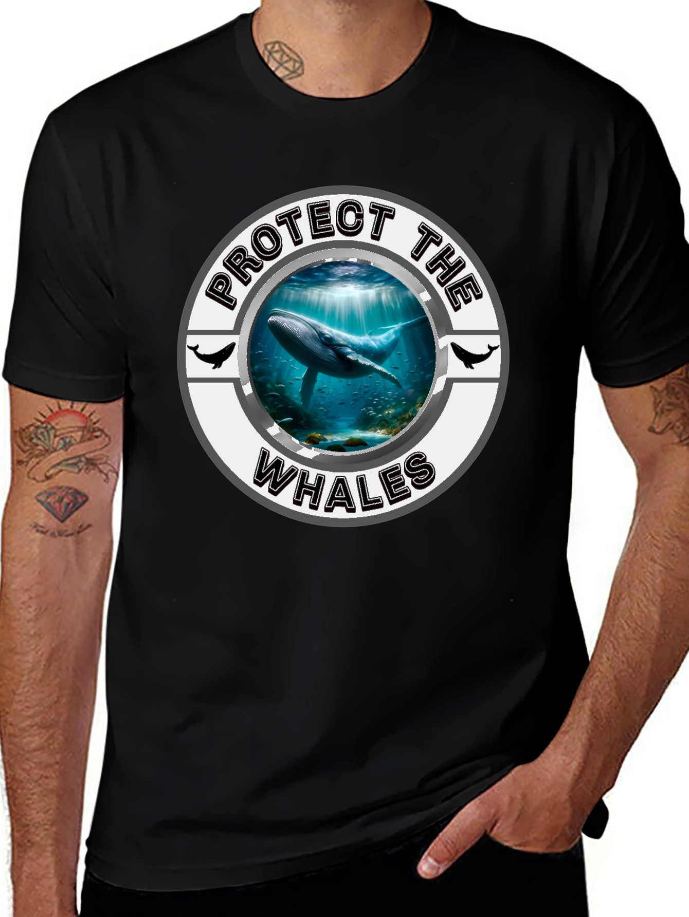 Variant 30 of Protect The Whales T-Shirt